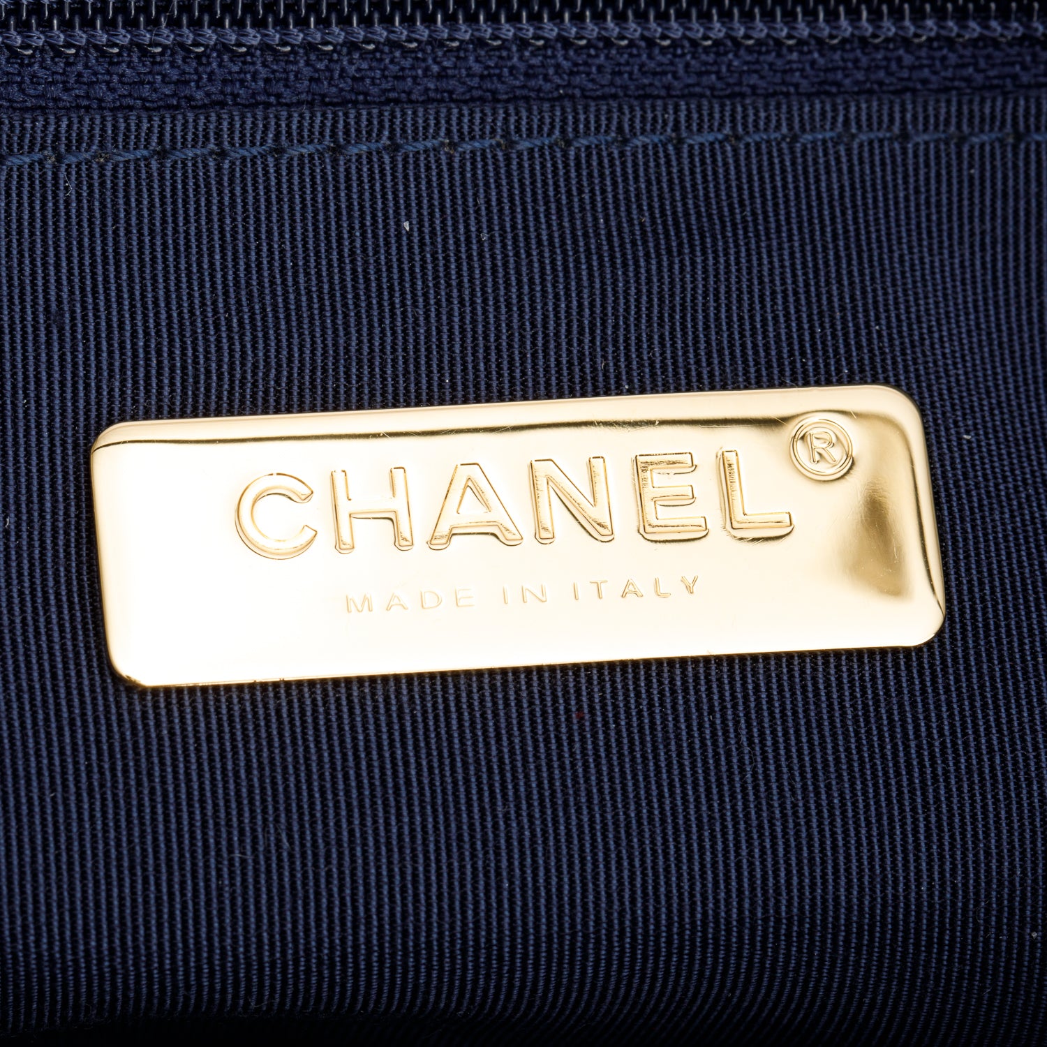 Chanel Blue Goatskin Quilted Maxi Chanel 19 Flap Bag w/ Authenticity Card & Receipt