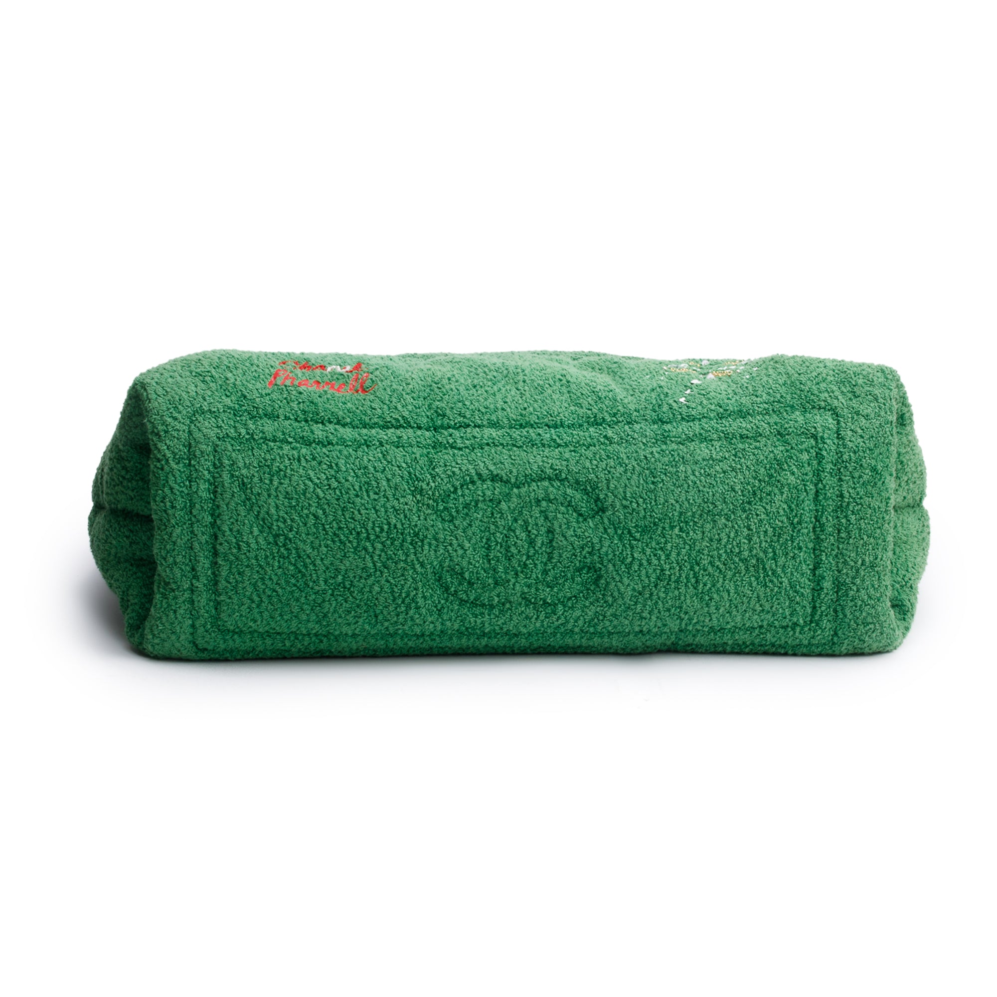 Chanel x Pharrell Williams Green Terry Cloth Coco Cocoon Tote