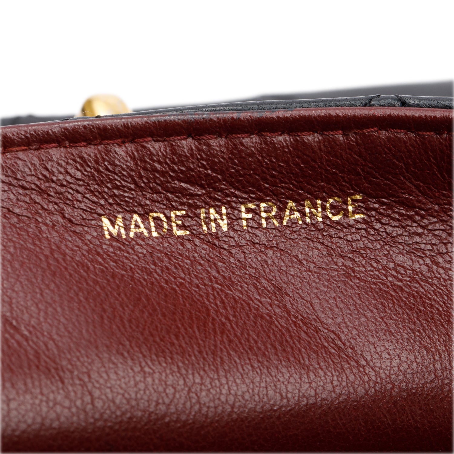 Chanel Vintage Black Lambskin Quilted Mademoiselle Full Flap Shoulder Bag w/ Authenticity Card