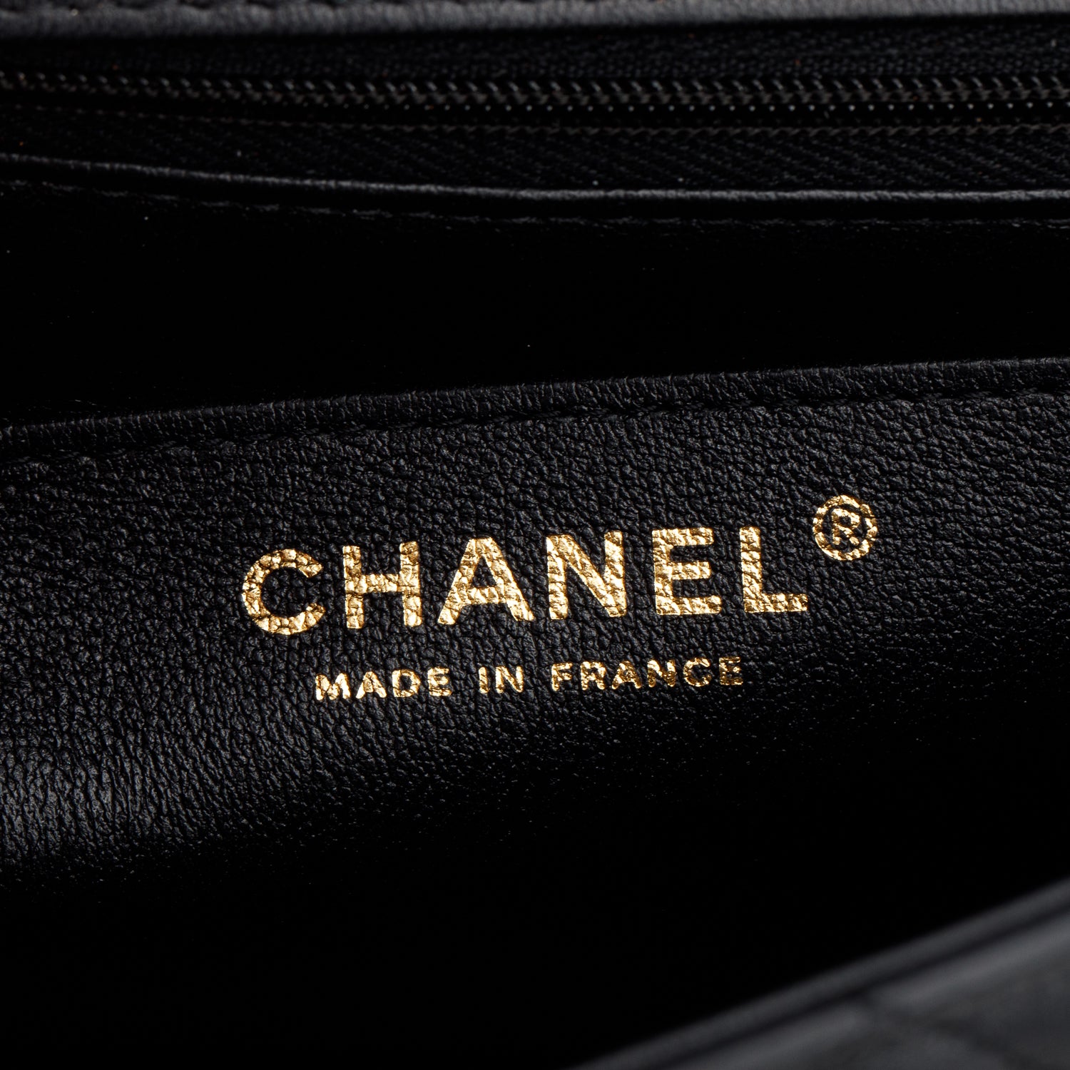 Chanel Black Lambskin Quilted Mini Rectangular Flap Bag
