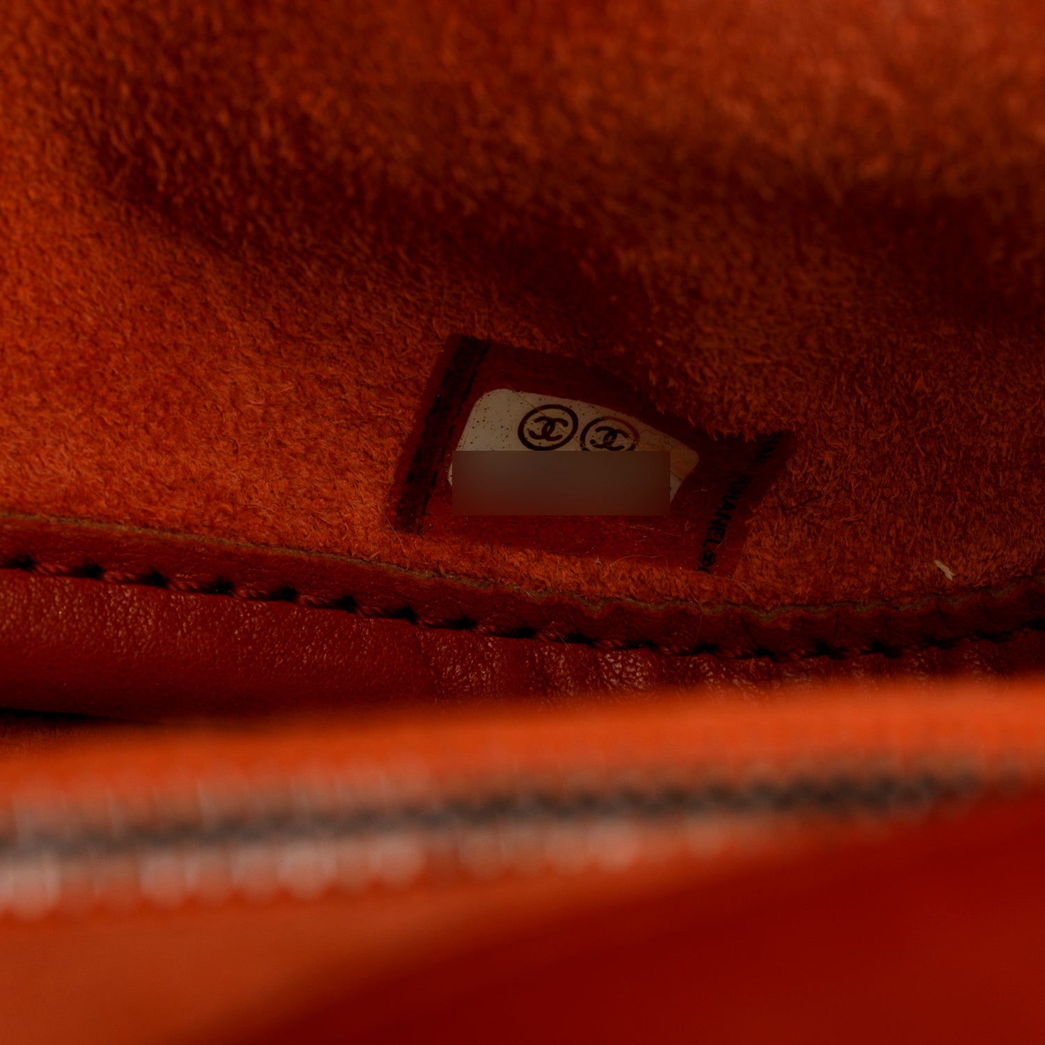 Chanel Red Leather Lambskin Quilted Single Flap Bag w/ Authenticity Card