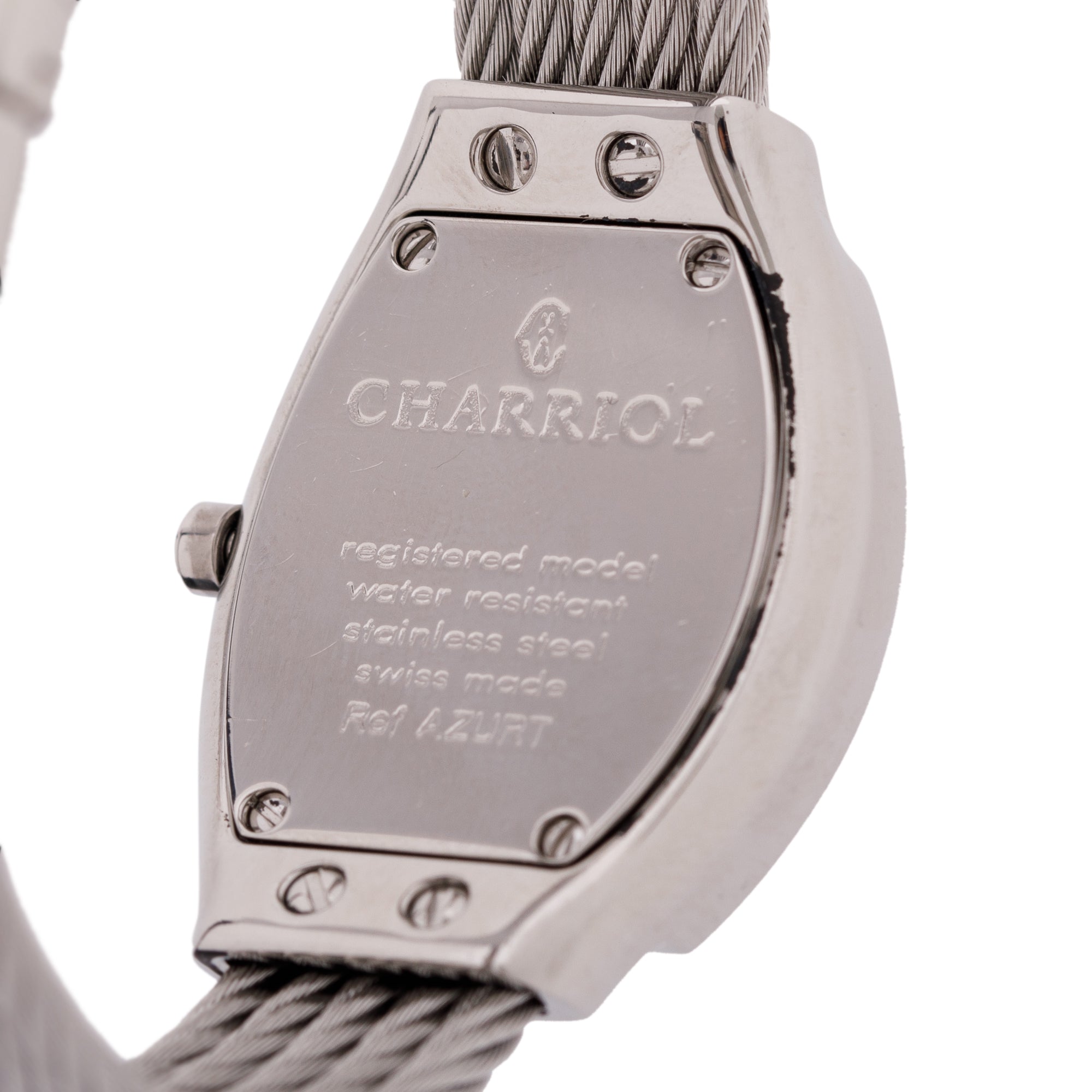 Charriol Azurt Diamond Bezel Quartz Watch w/ Box & Papers