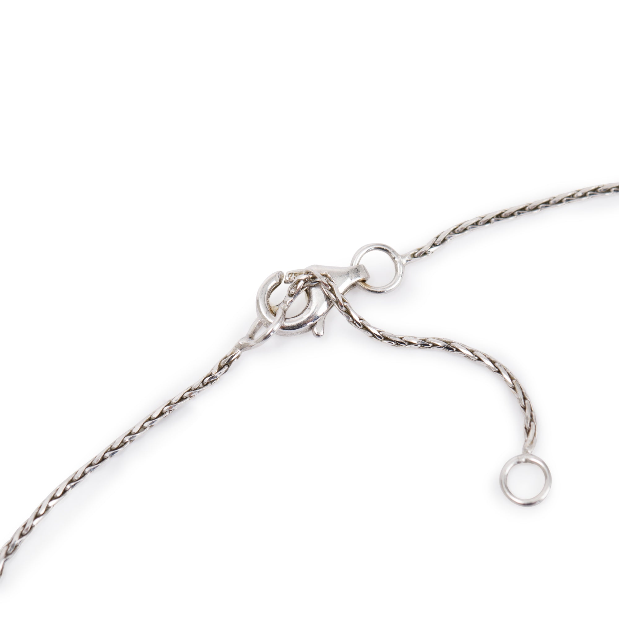 Chimento 18k White Gold Ruby & Diamond Cross Pendant Necklace