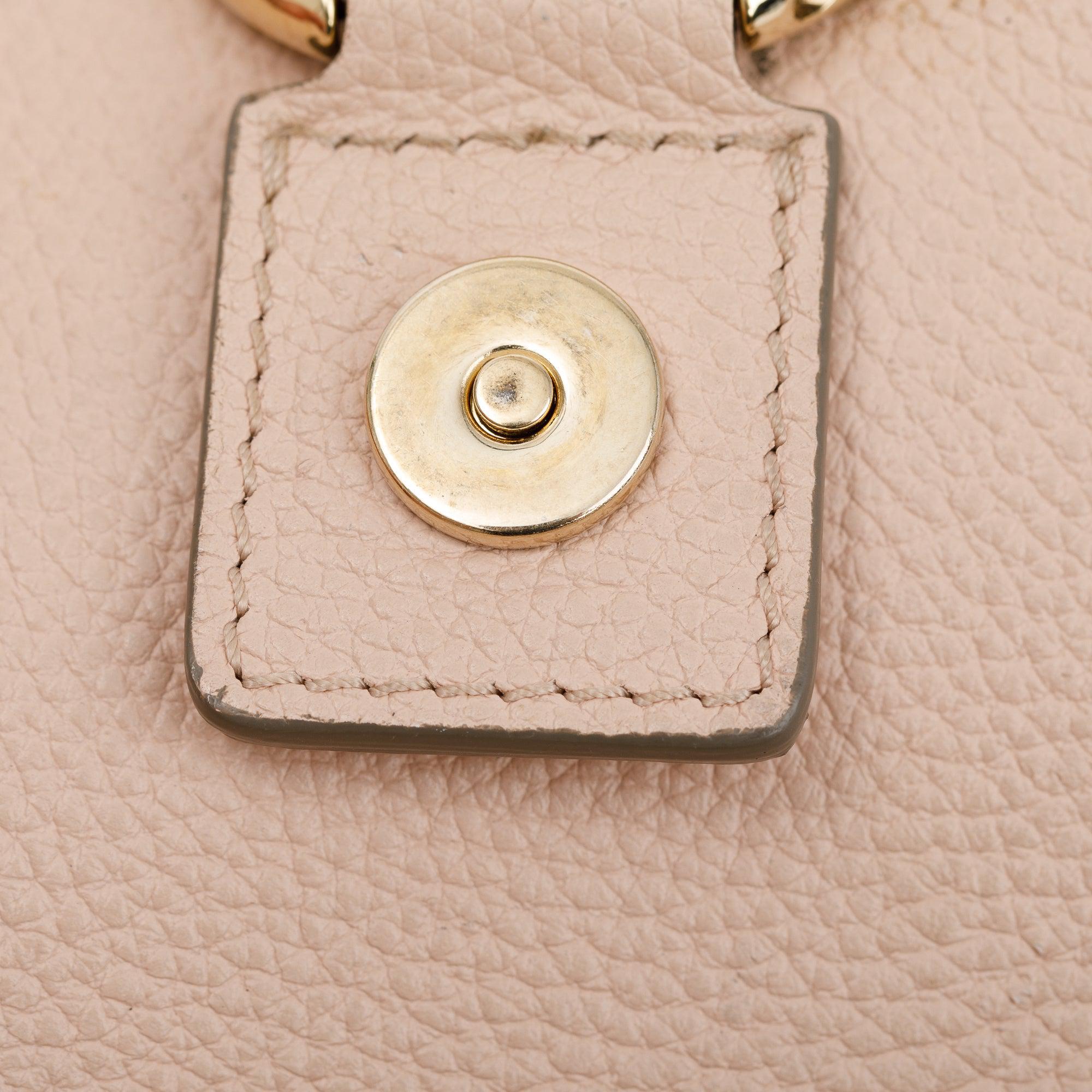 Chloe Beige Calfskin Leather Mini Faye Crossbody Bag w/ Authnticity Card