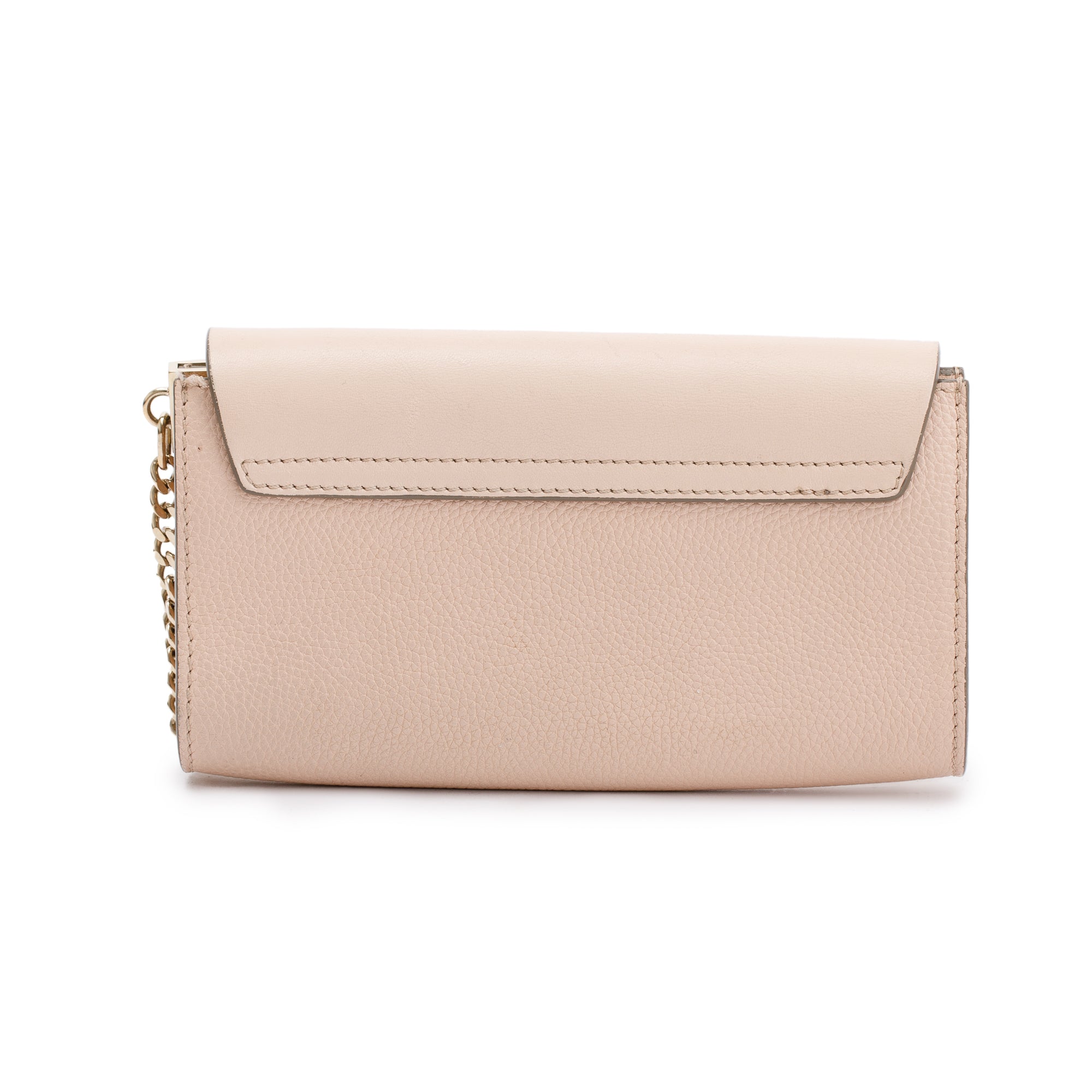 Chloe Beige Calfskin Leather Mini Faye Crossbody Bag w/ Authnticity Card