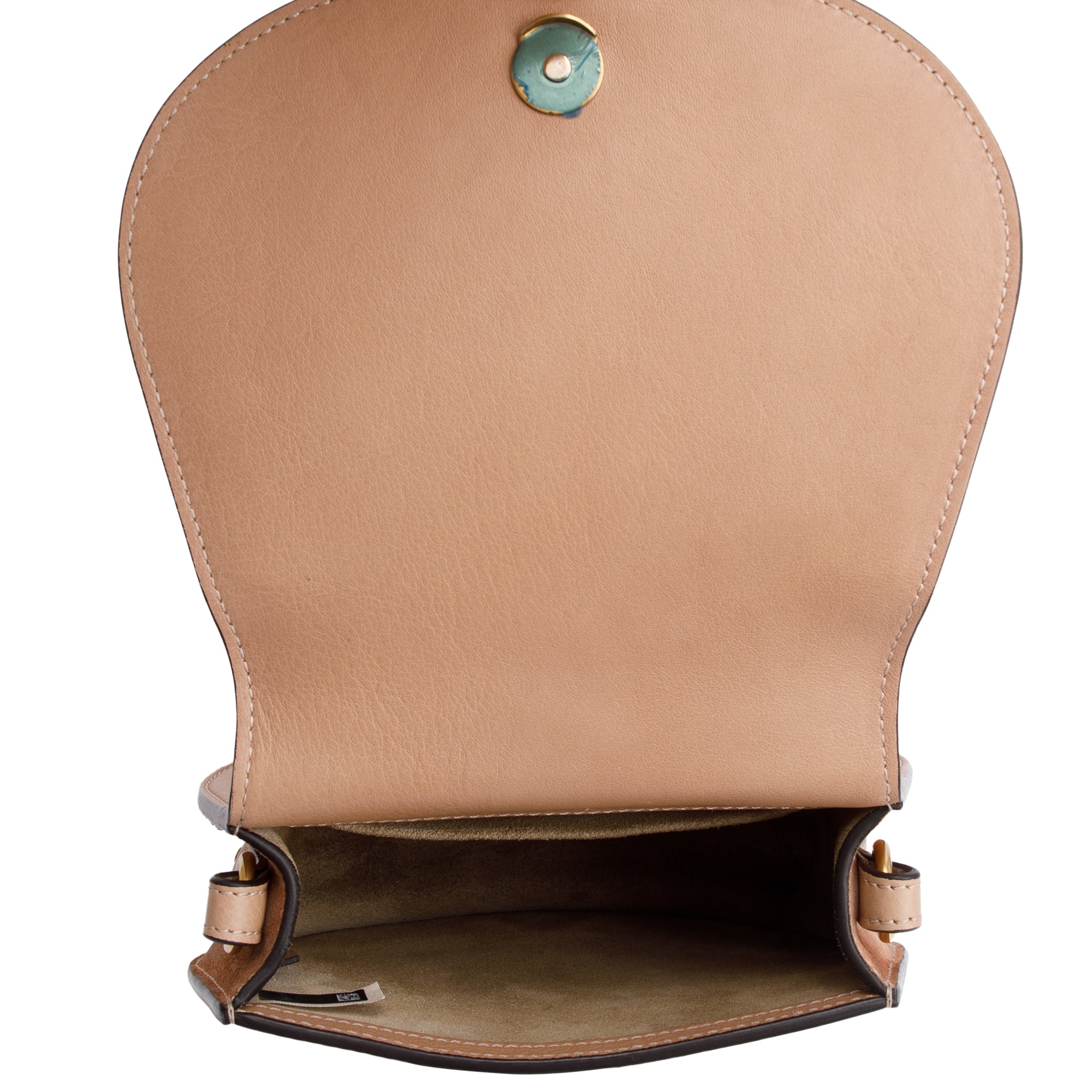 Chloe Beige Calfskin Leather Nile Bracelet Crossbody Bag