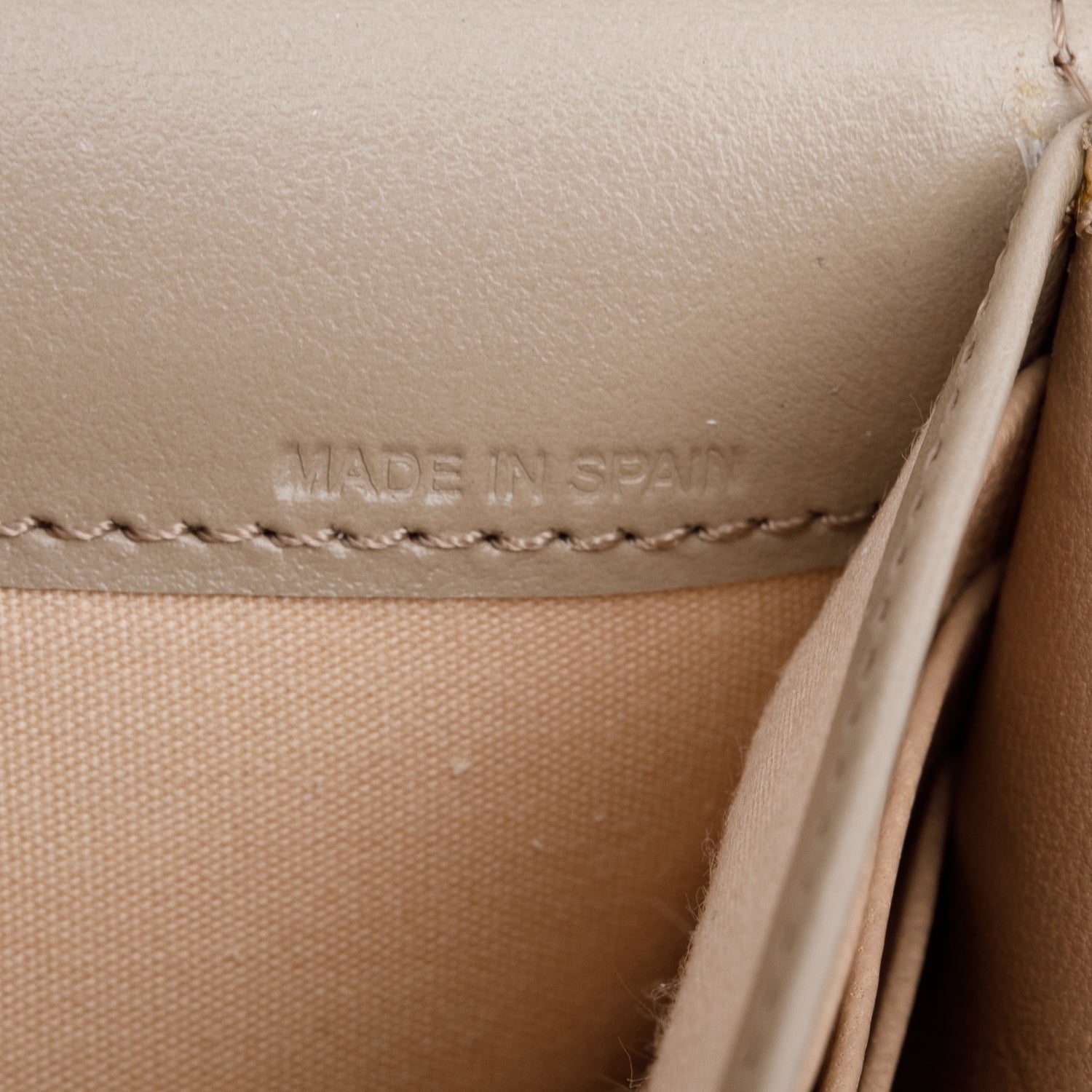 Chloe Beige Smooth Leather Long Continental Flap Wallet