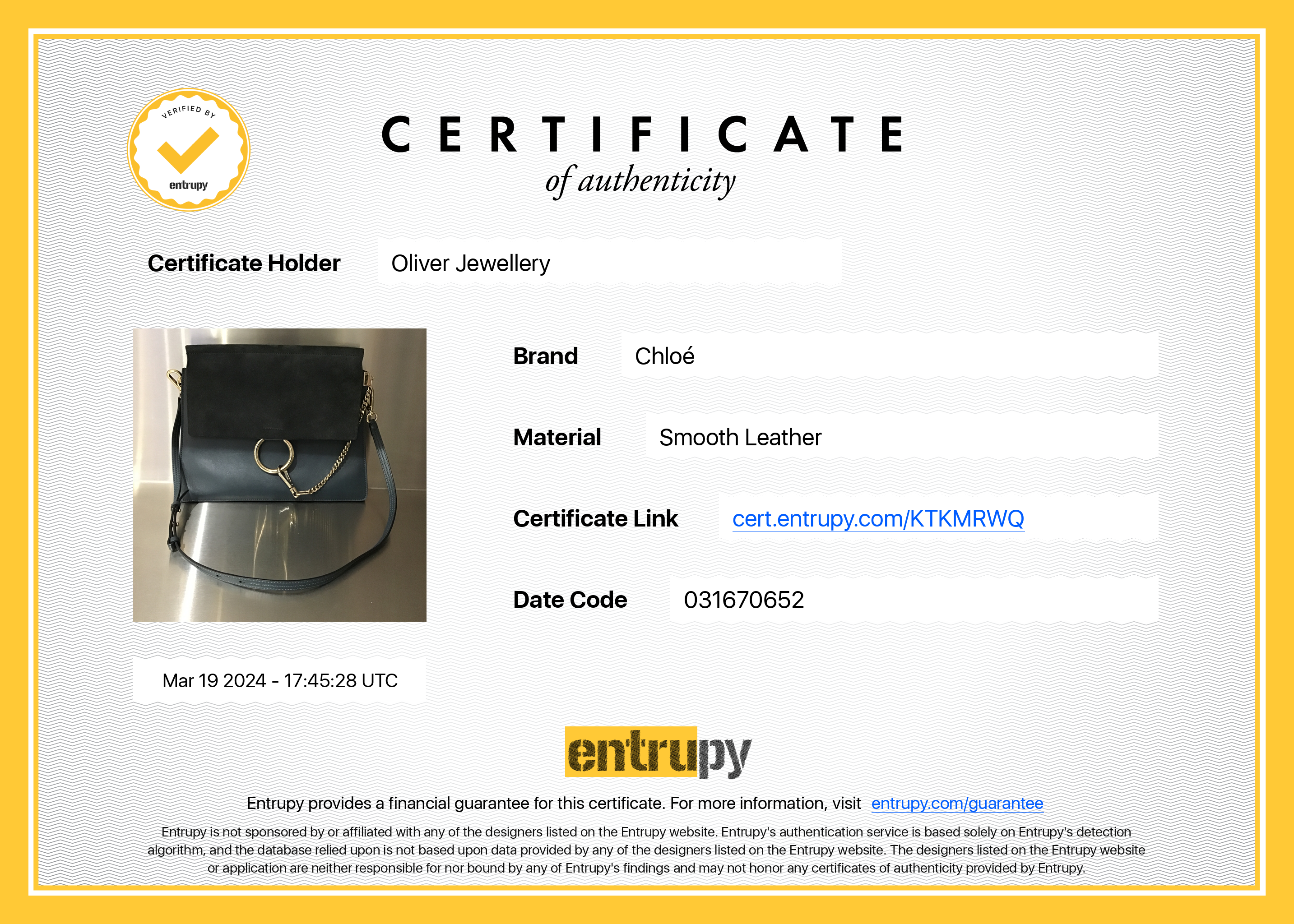 Chloe Blue Suede & Calfskin Leather Medium Faye Shoulder Bag