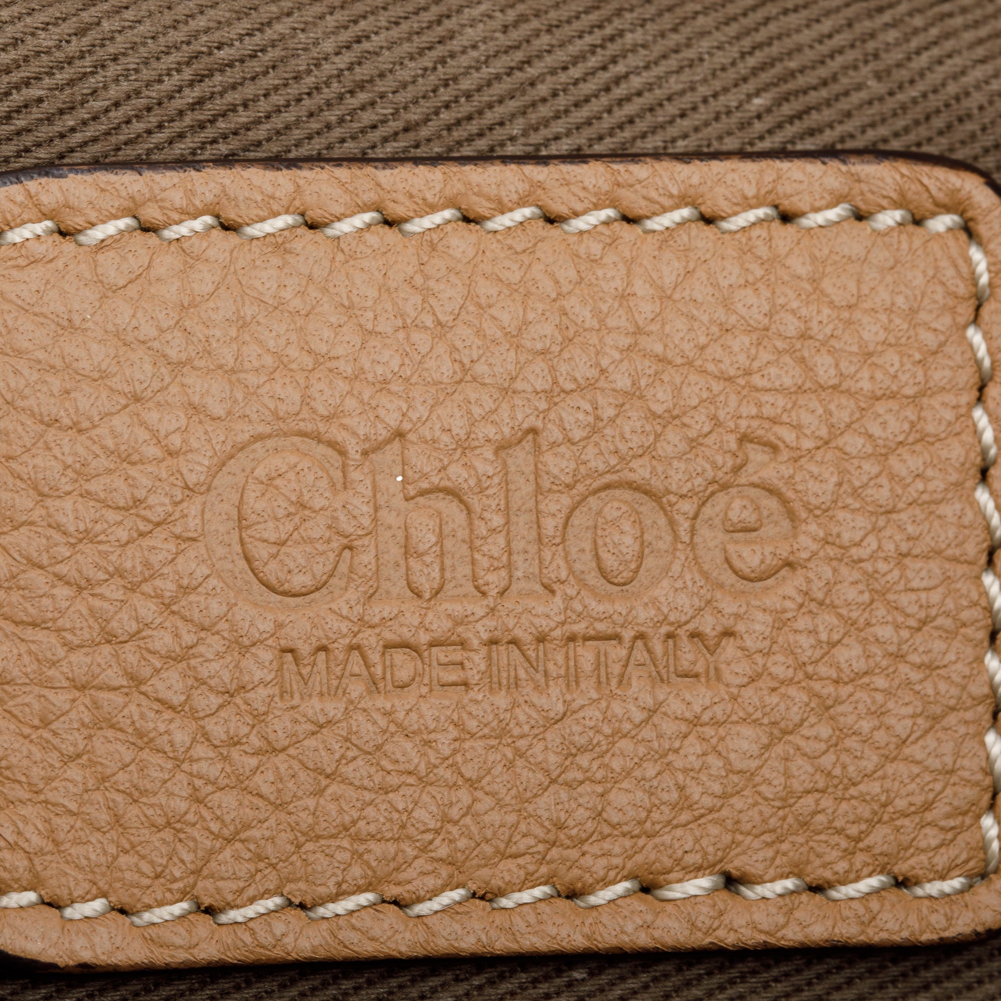 Chloe Brown Calfskin Leather Medium Marcie Shoulder Bag w/ Strap & Authenticity Card