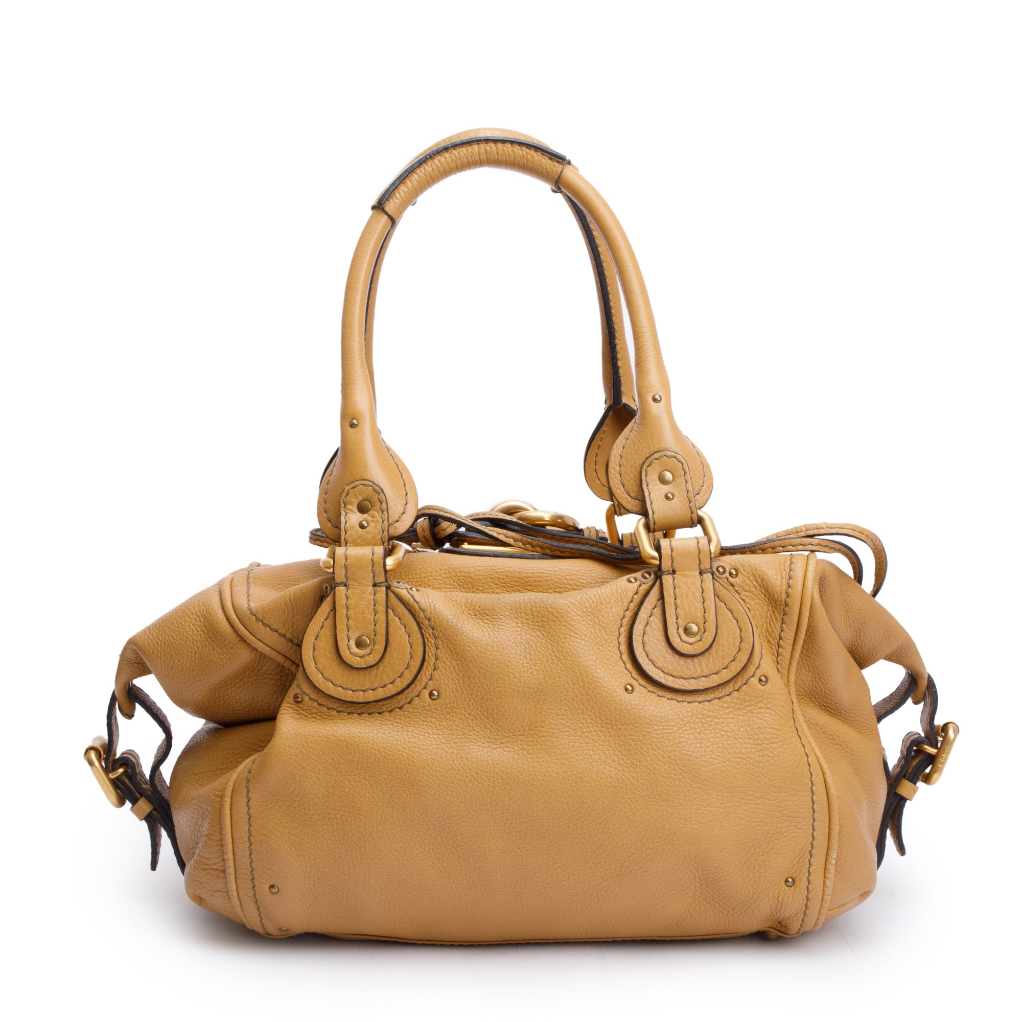 Chloe Brown Calfskin Leather Paddington Bag