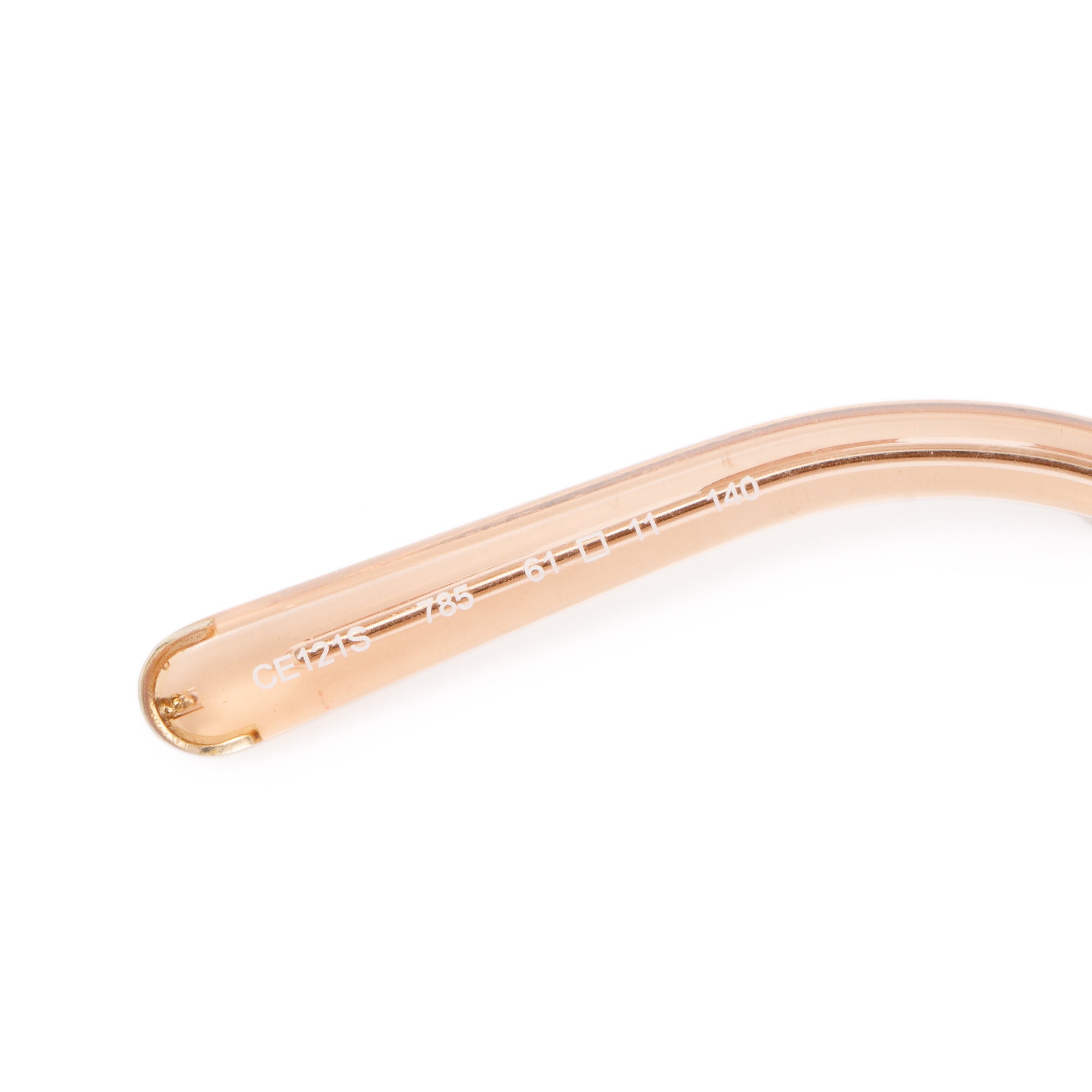 Chloe CE121S Metal Aviator Sunglasses w/ Case