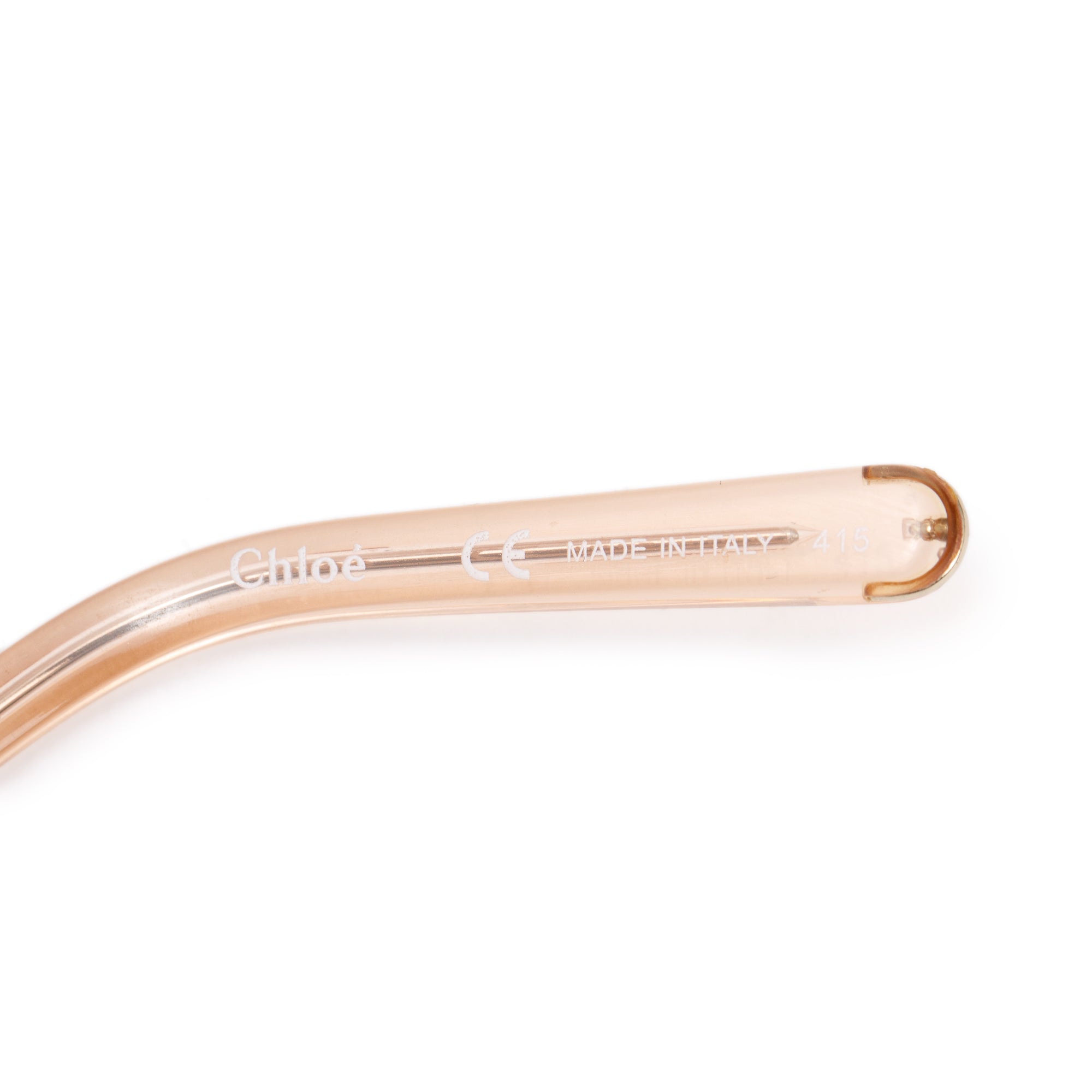 Chloe CE121S Metal Aviator Sunglasses w/ Case