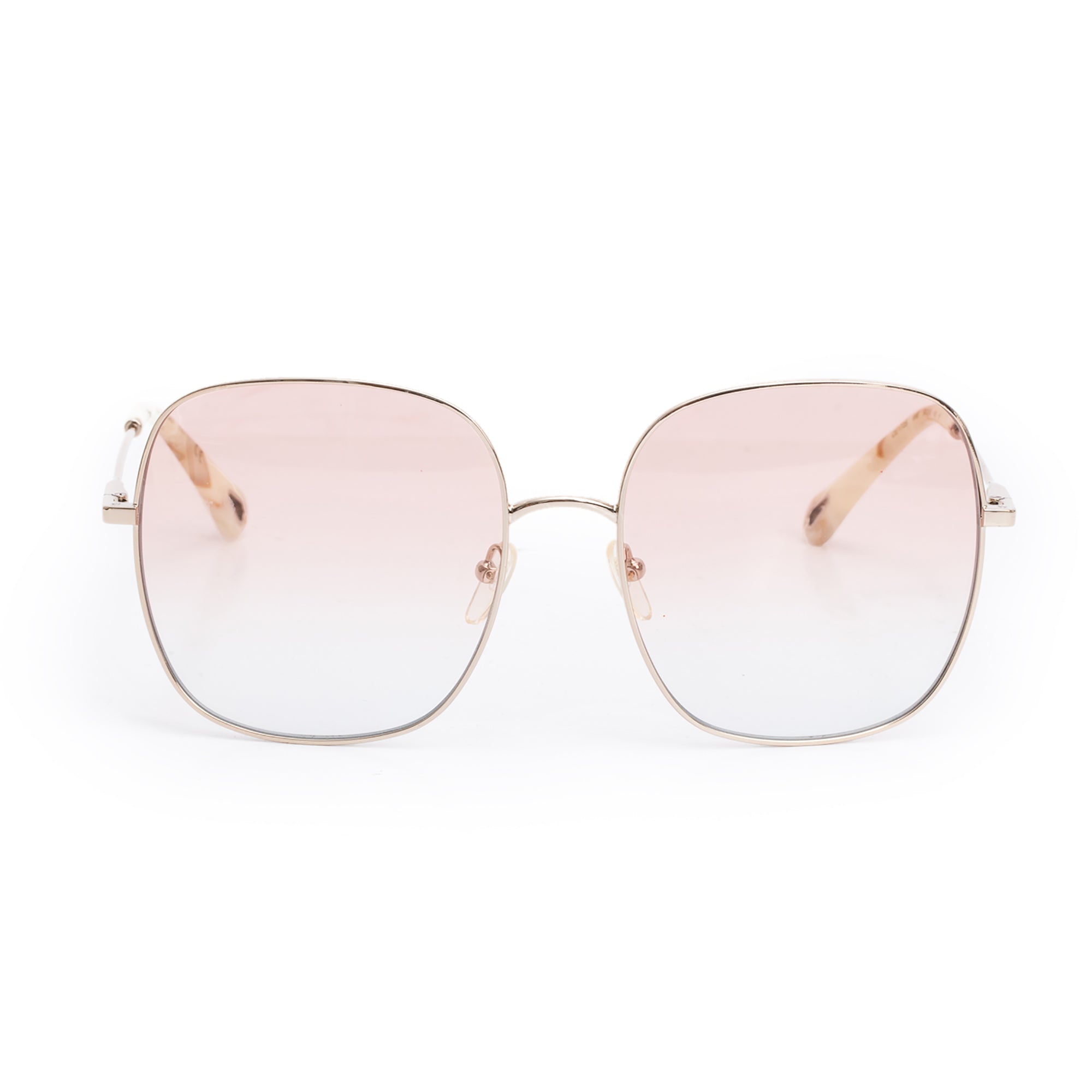 Chloe CE172S White Havana Acetate Elize Oversized Sunglasses w/ Case