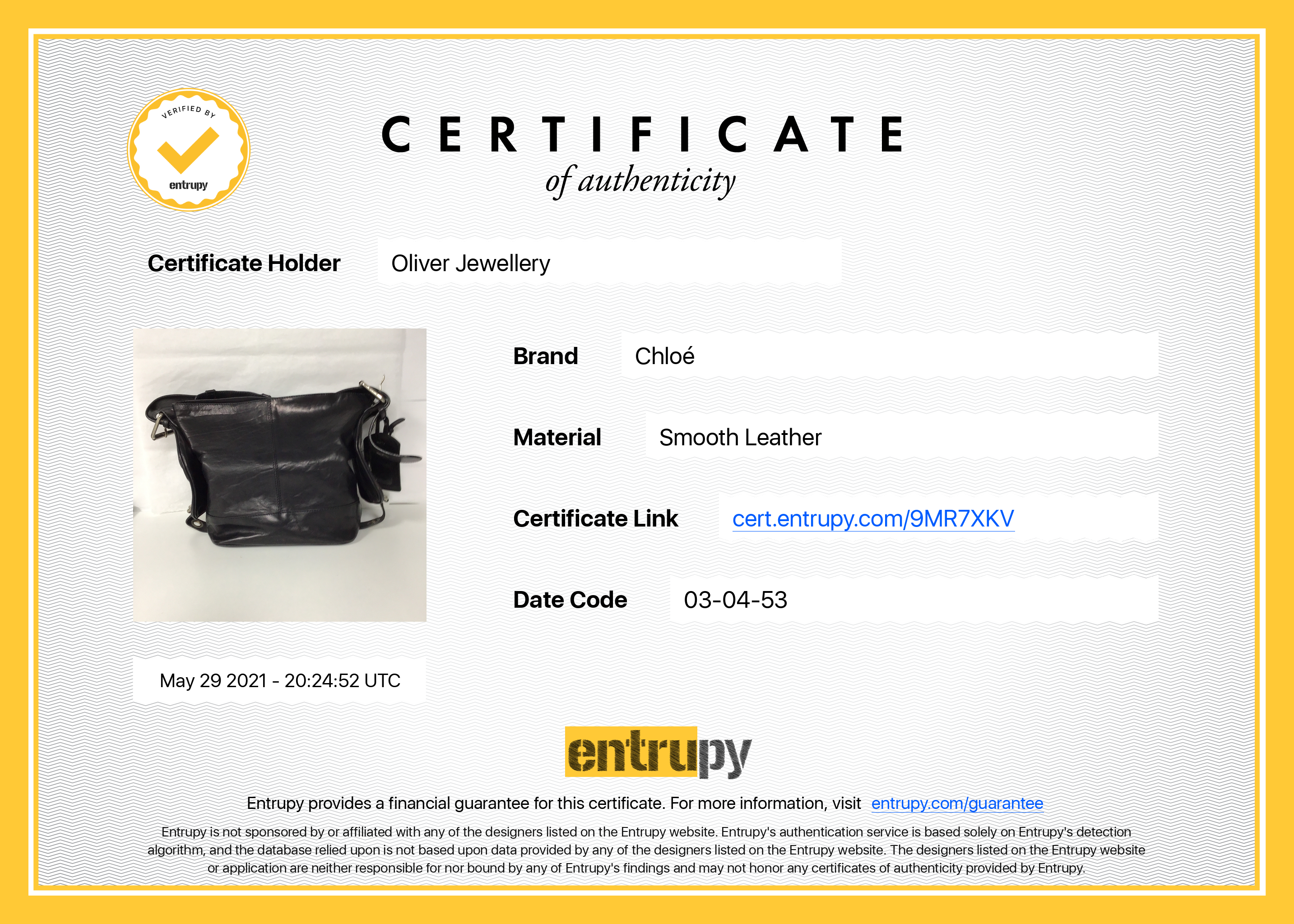 Chloe Leather Shoulder Bag