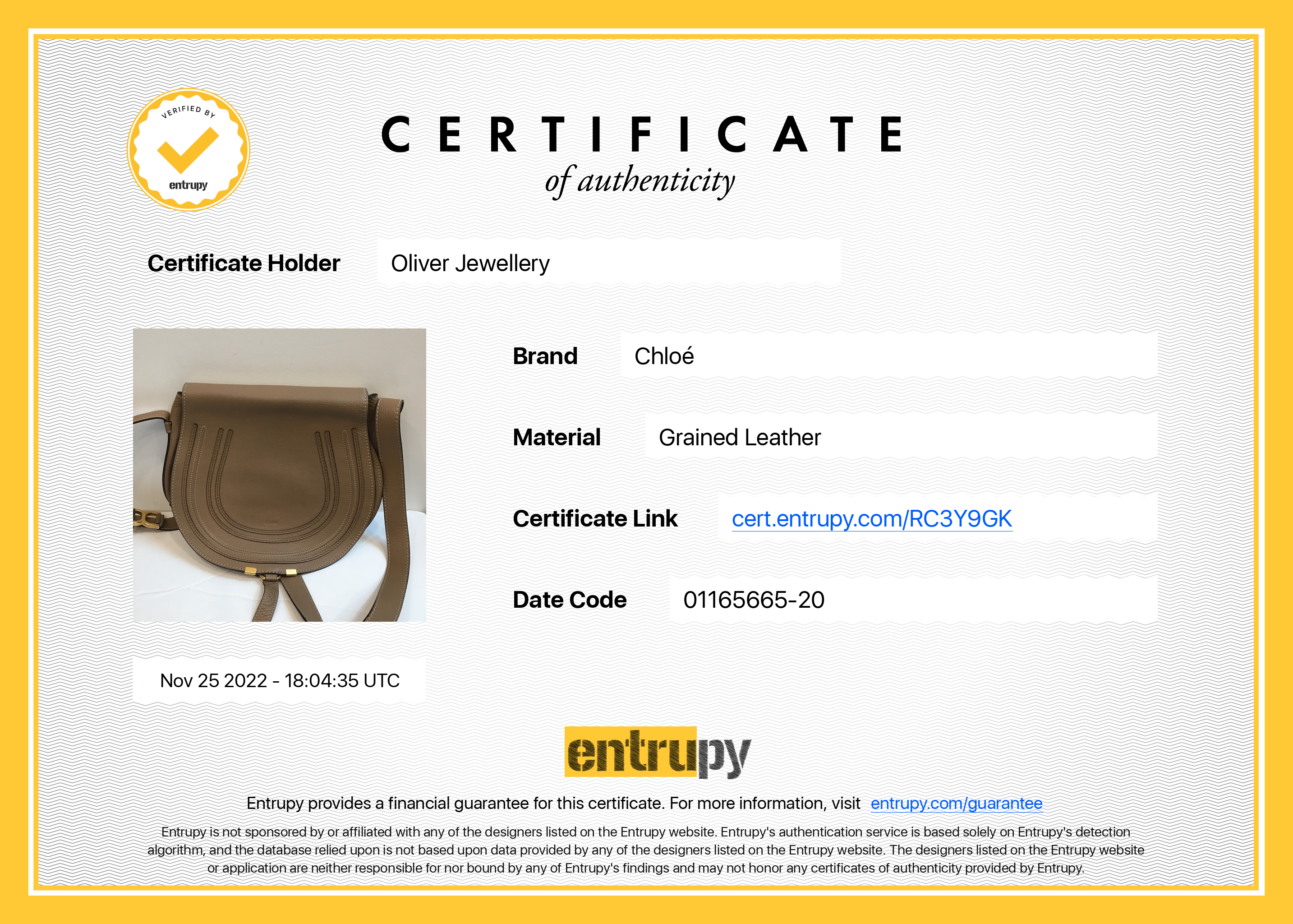 Chloe Medium Leather Marcie Crossbody Bag