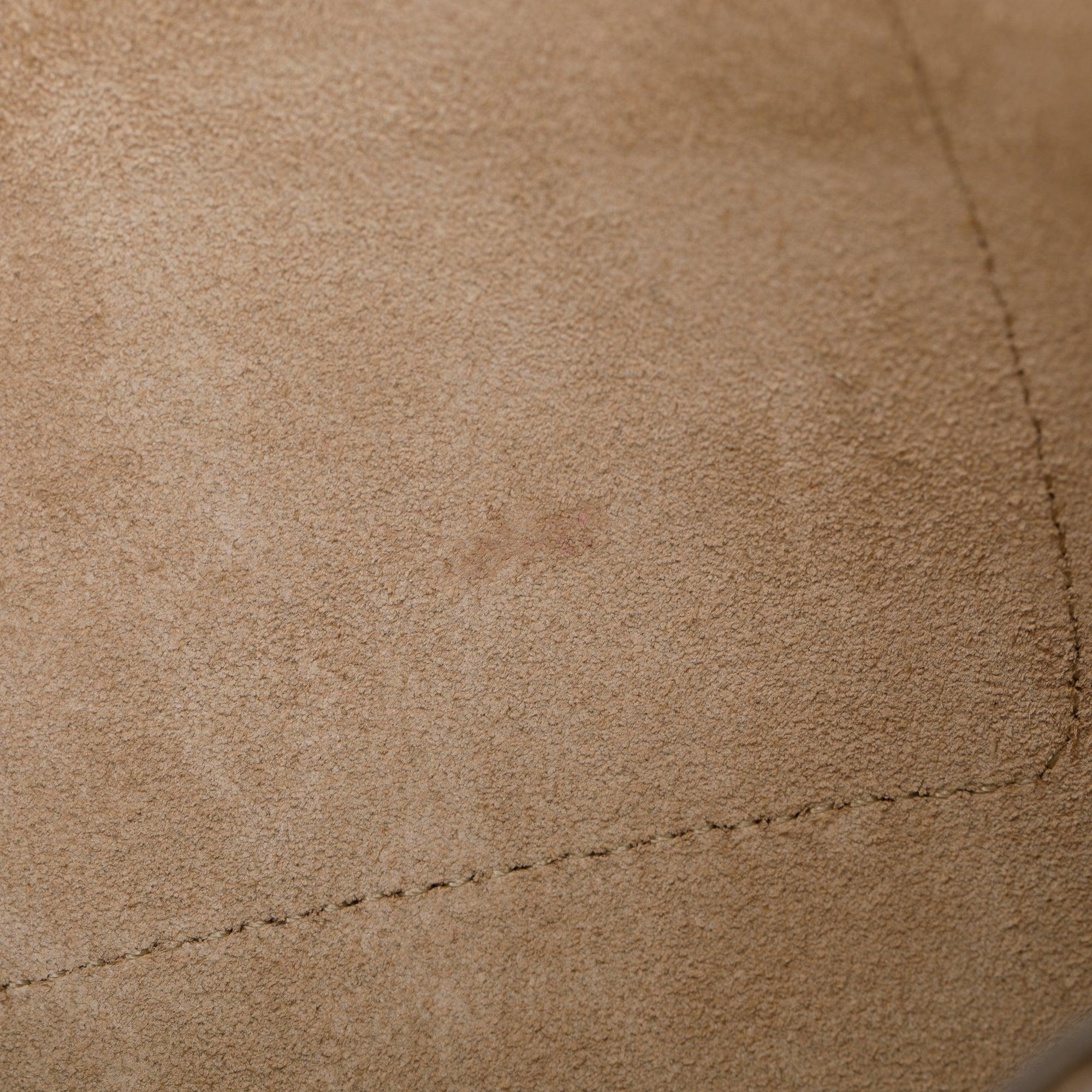 Chloe Neutral Suede & Calfskin Leather Small Faye Crossbody Bag