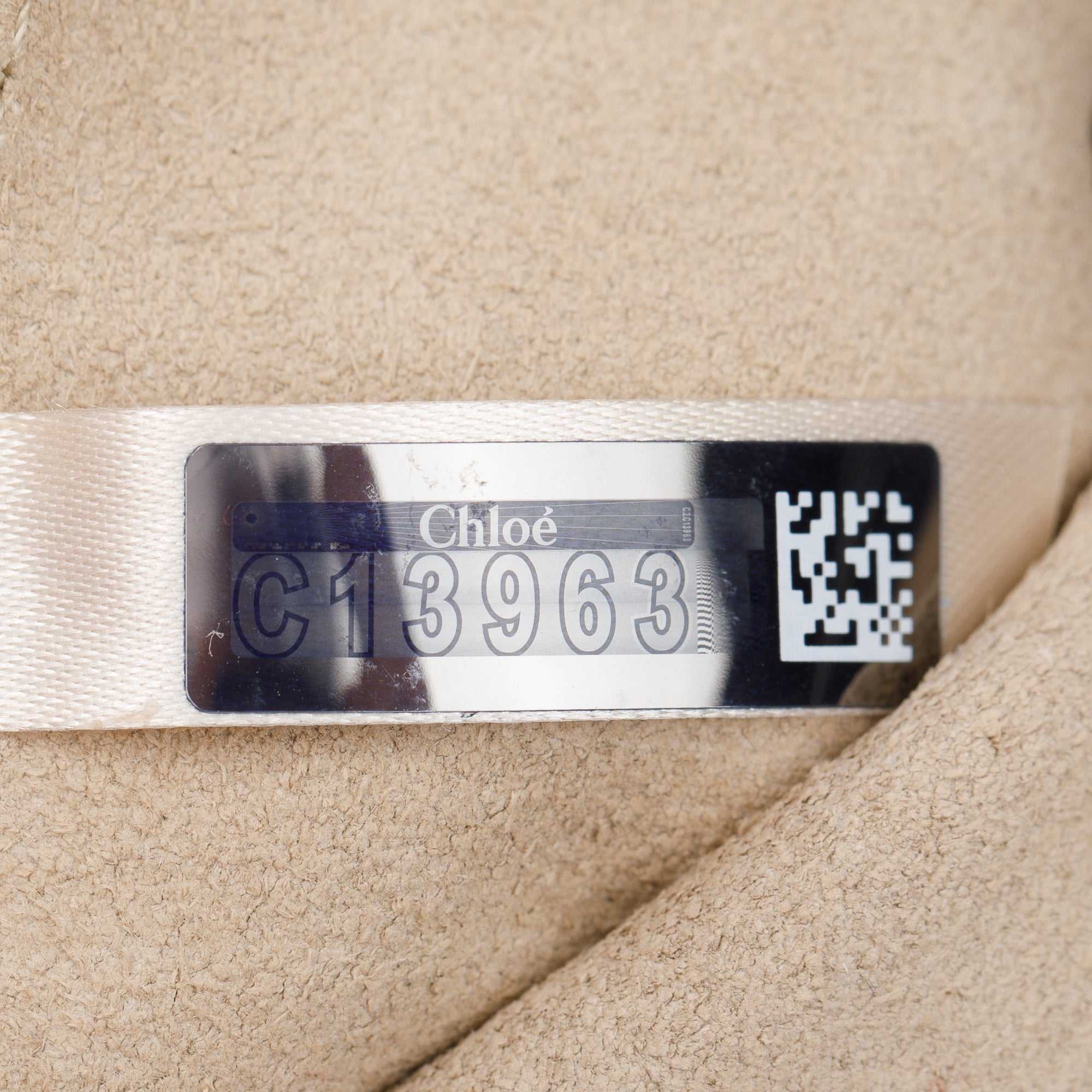 Chloe Neutral Suede & Calfskin Leather Small Faye Crossbody Bag