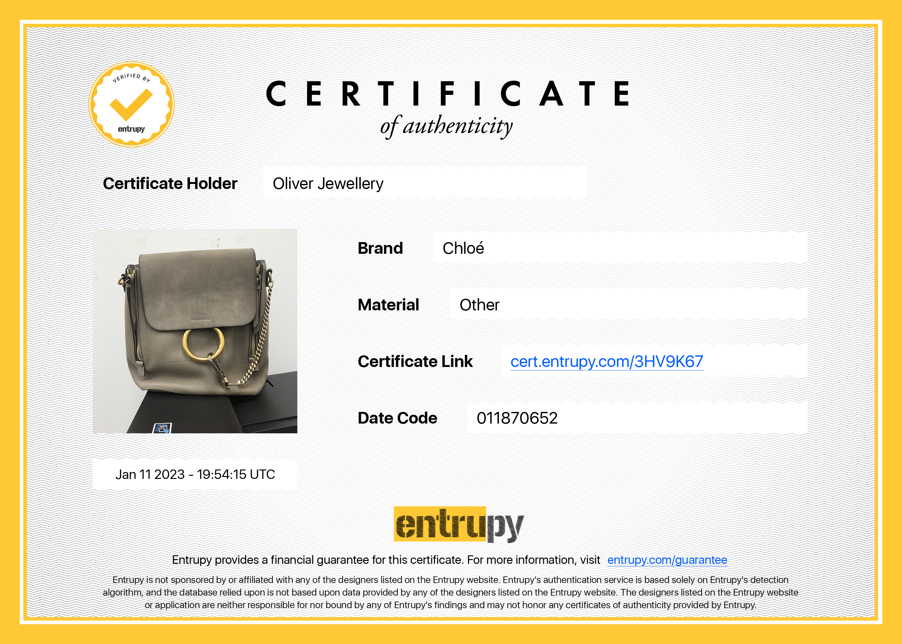 Chloe Small Faye Backpack