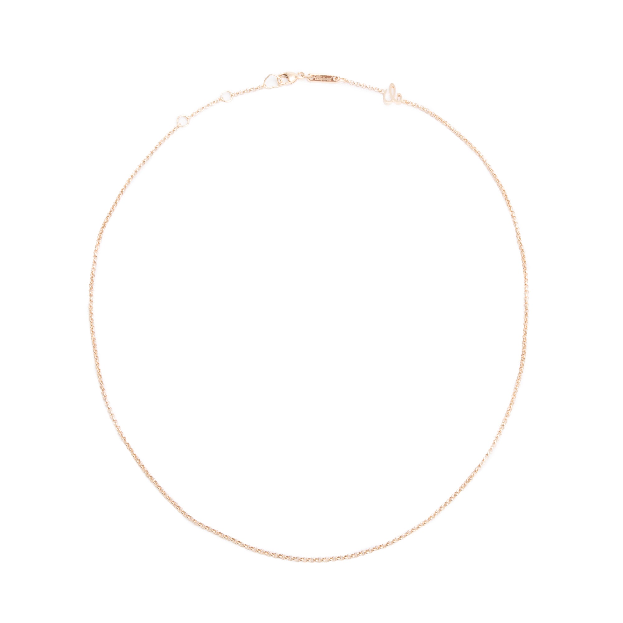 Chopard 18k Rose Gold Chain Necklace
