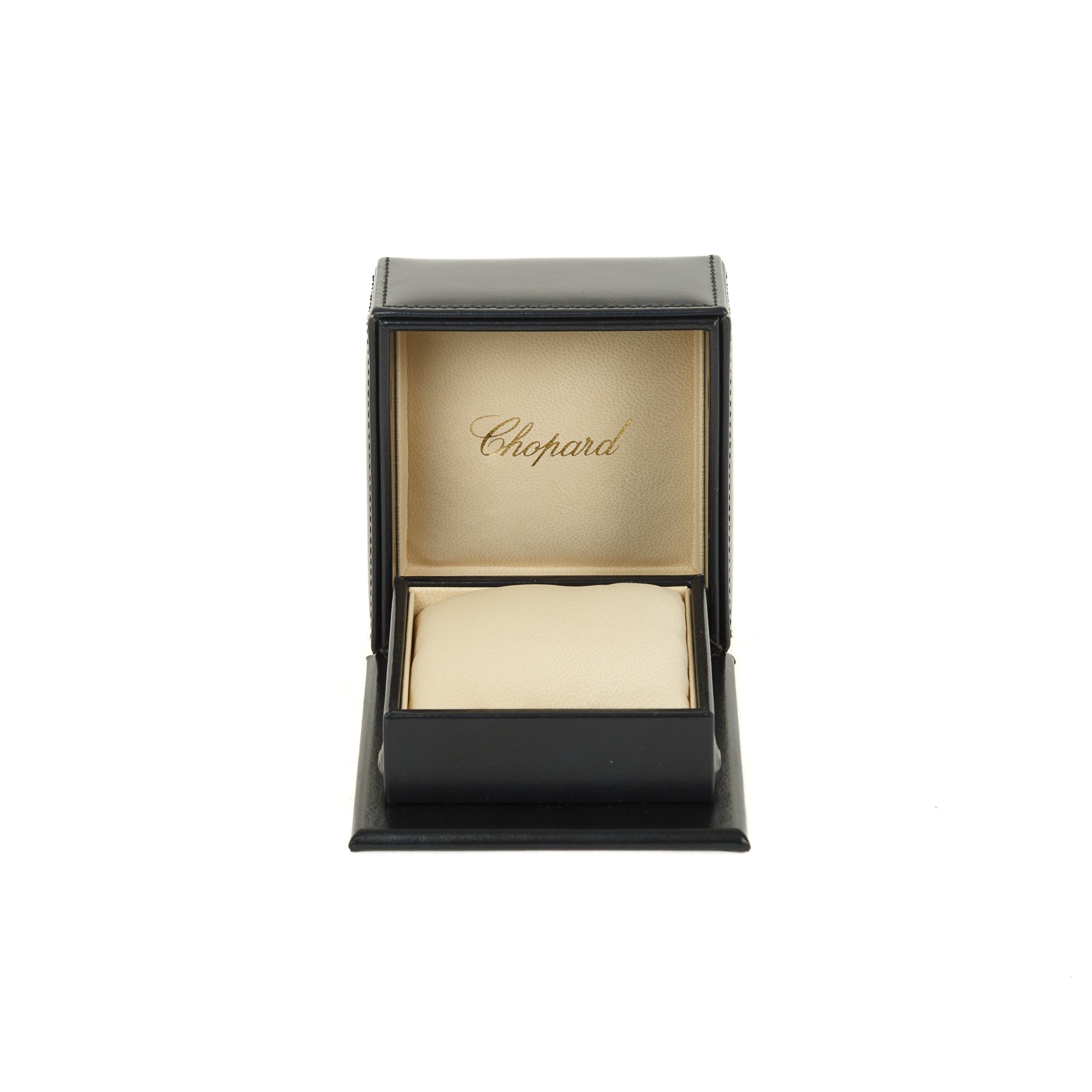 Chopard 18k Rose Gold Pink Opal & Diamond Happy Hearts Bangle w/ Box