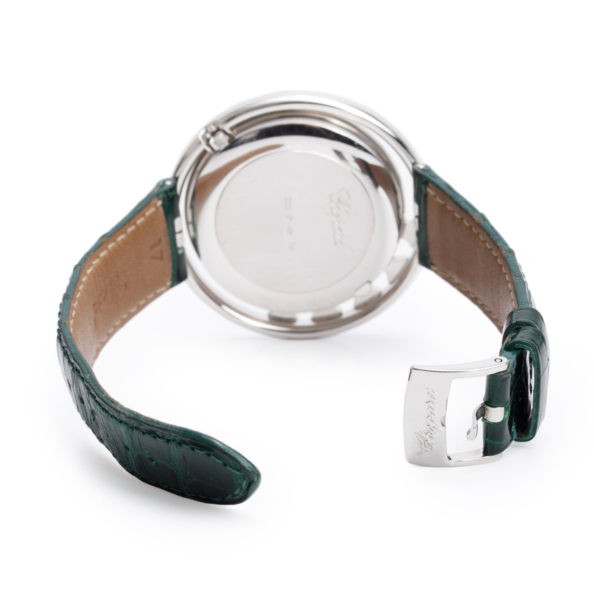 Chopard 18k White Gold Diamond Classic 43 MM Quartz Watch