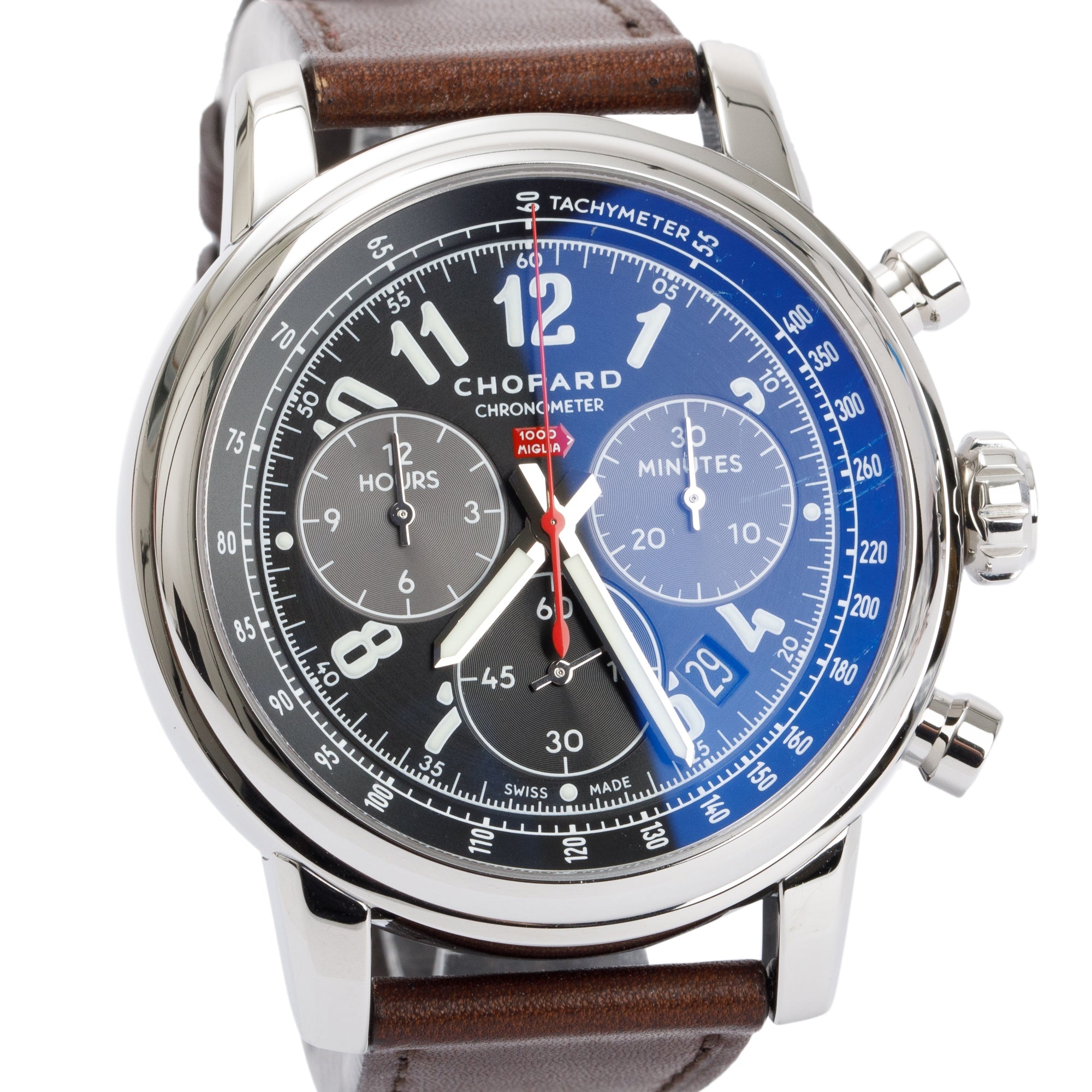 Chopard Limited Edition Stainless Steel Mille Miglia Chronograph 46 MM Automatic Watch w/ Box & Certificate