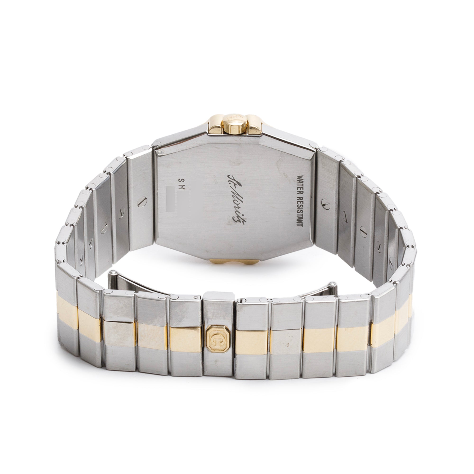 Chopard Stainless Steel & 18k Yellow Gold Diamond Bezel & Diamond Dial St. Moritz 32 MM Watch