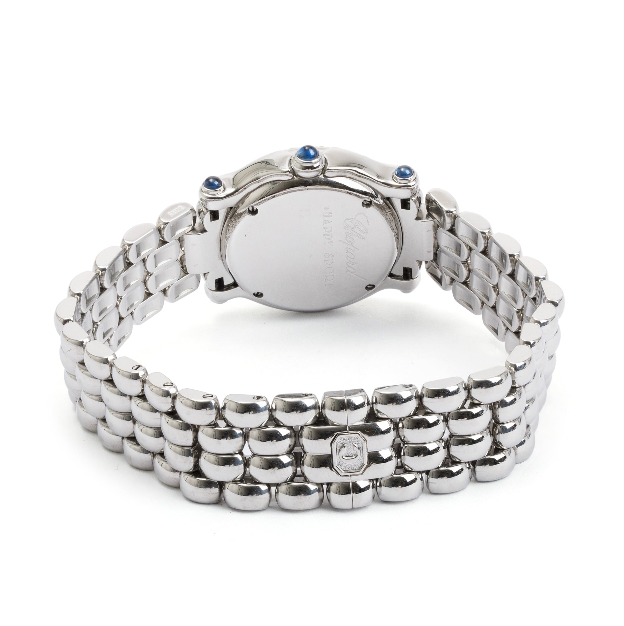 Chopard Stainless Steel Happy Sport Diamond Bezel & Dial 26 MM Watch