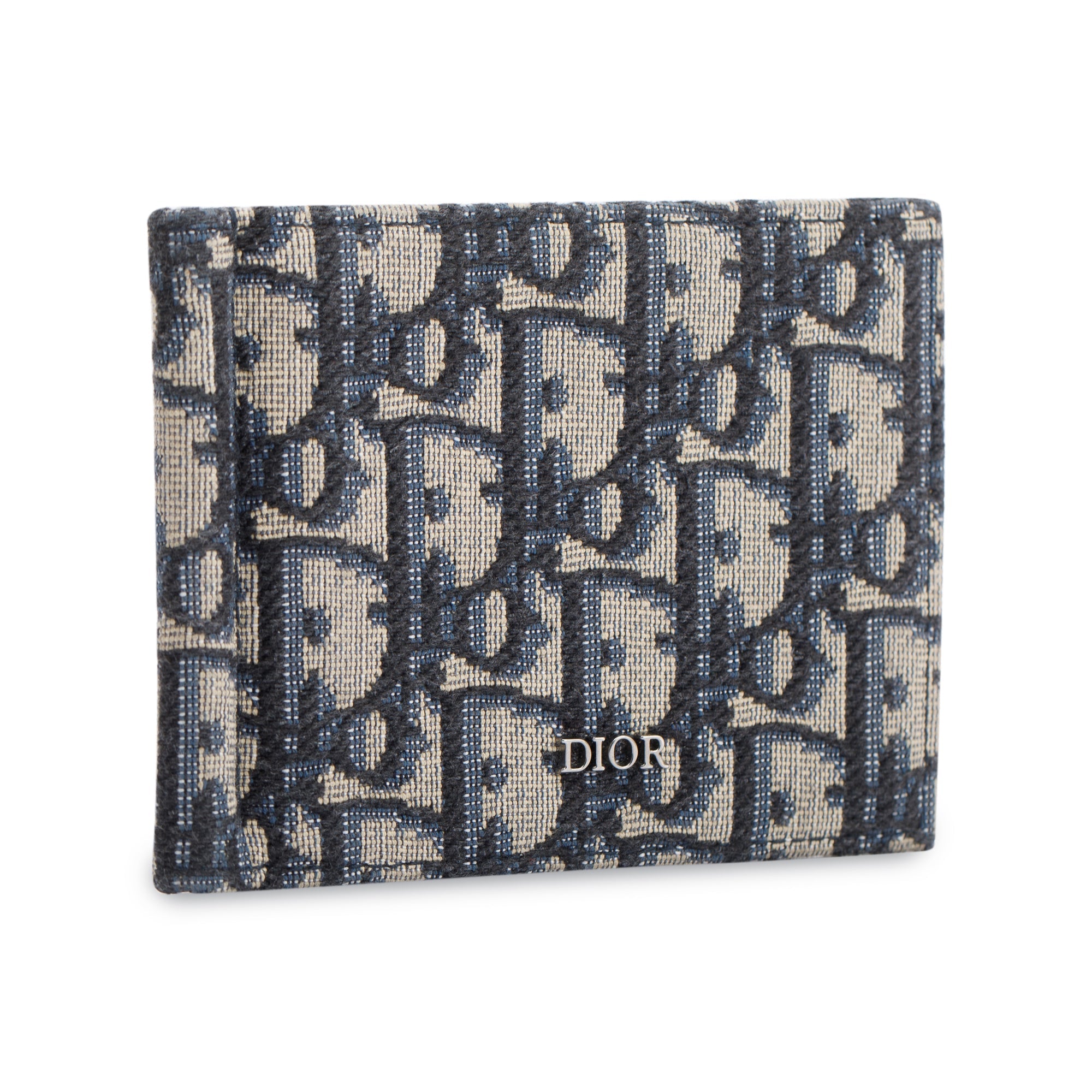 Christian 2021 Dior Oblique Wallet with Bill Clip