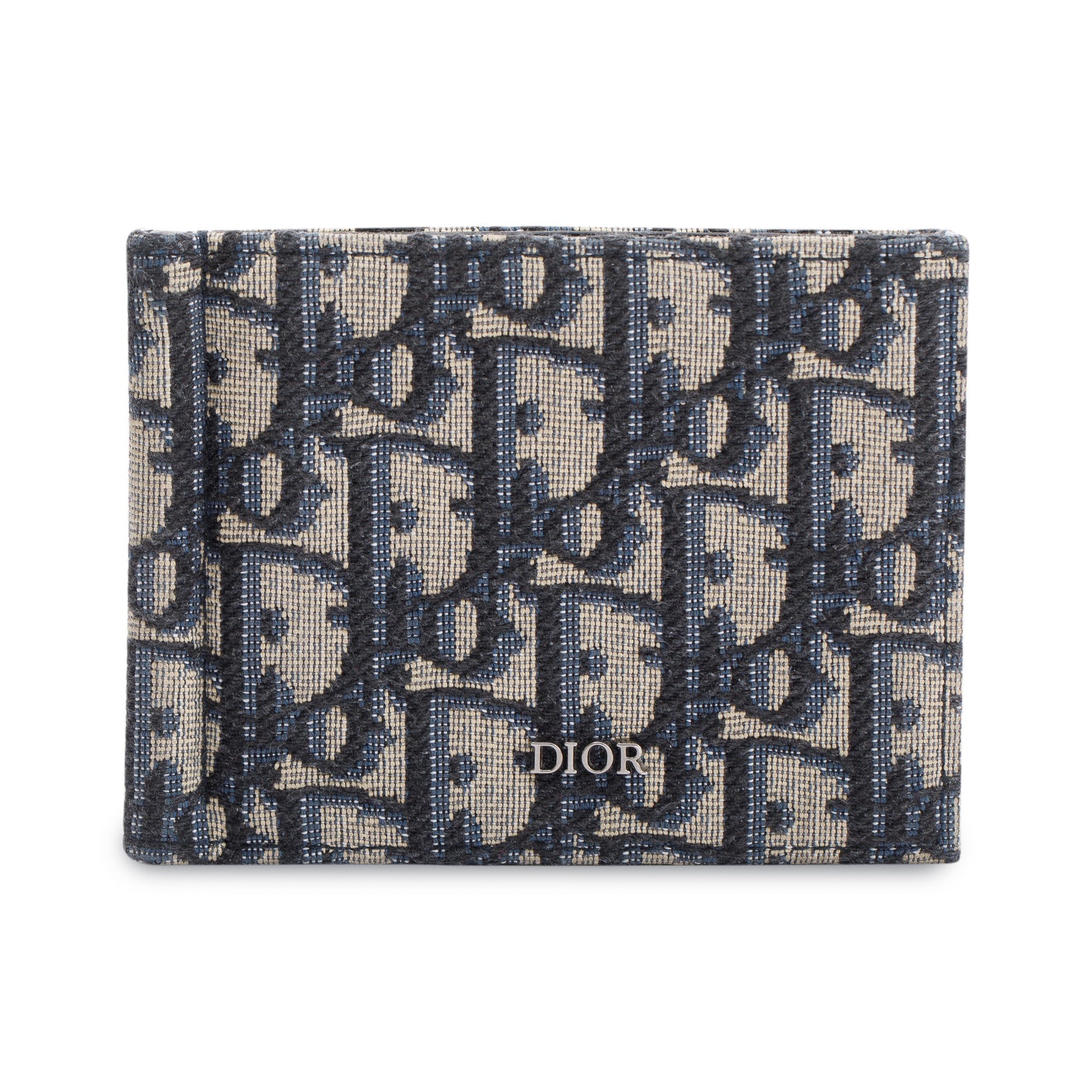 Christian 2021 Dior Oblique Wallet with Bill Clip