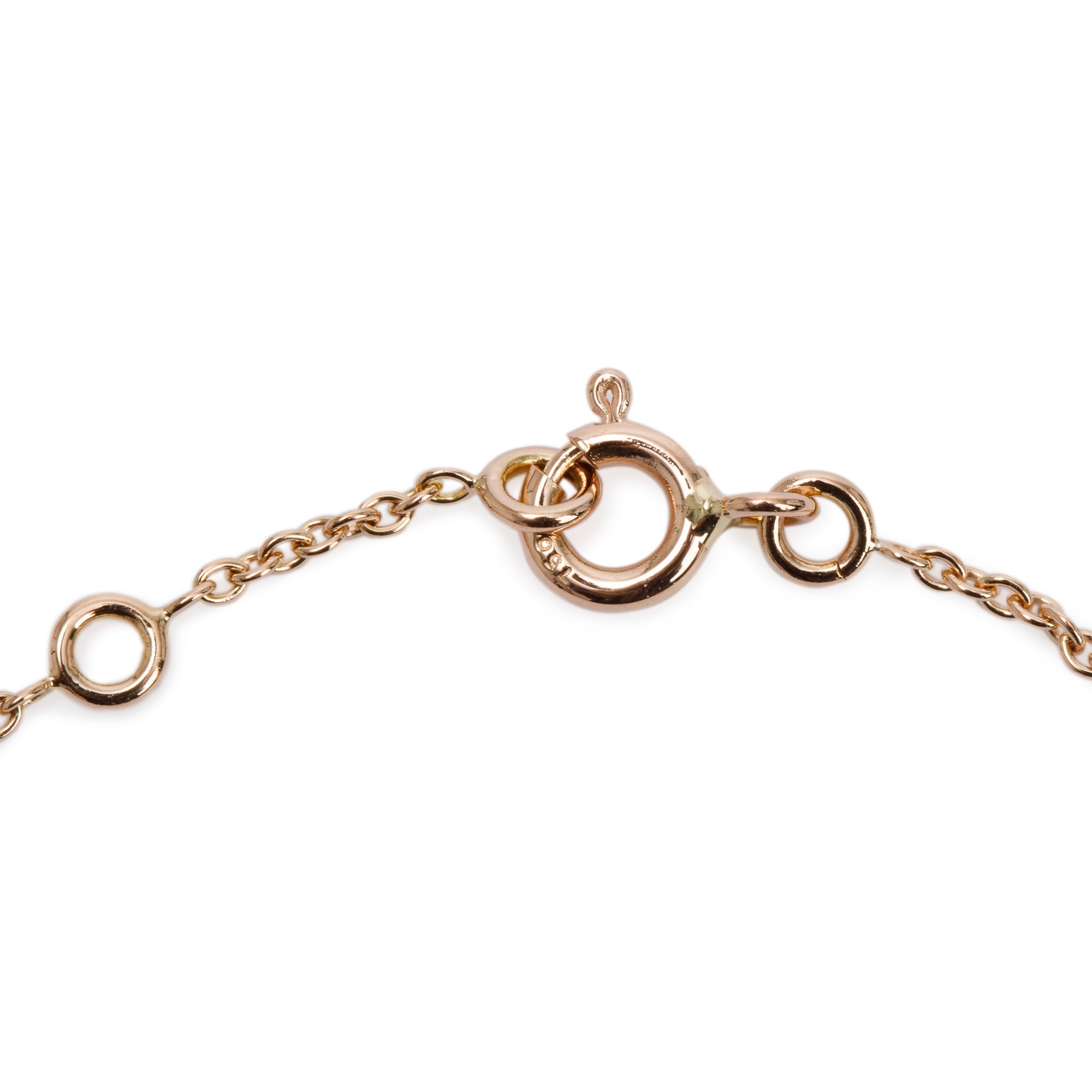Christian Dior 18k Rose Gold Diamond Rose Des Vents Bracelet w/ Box & Receipt