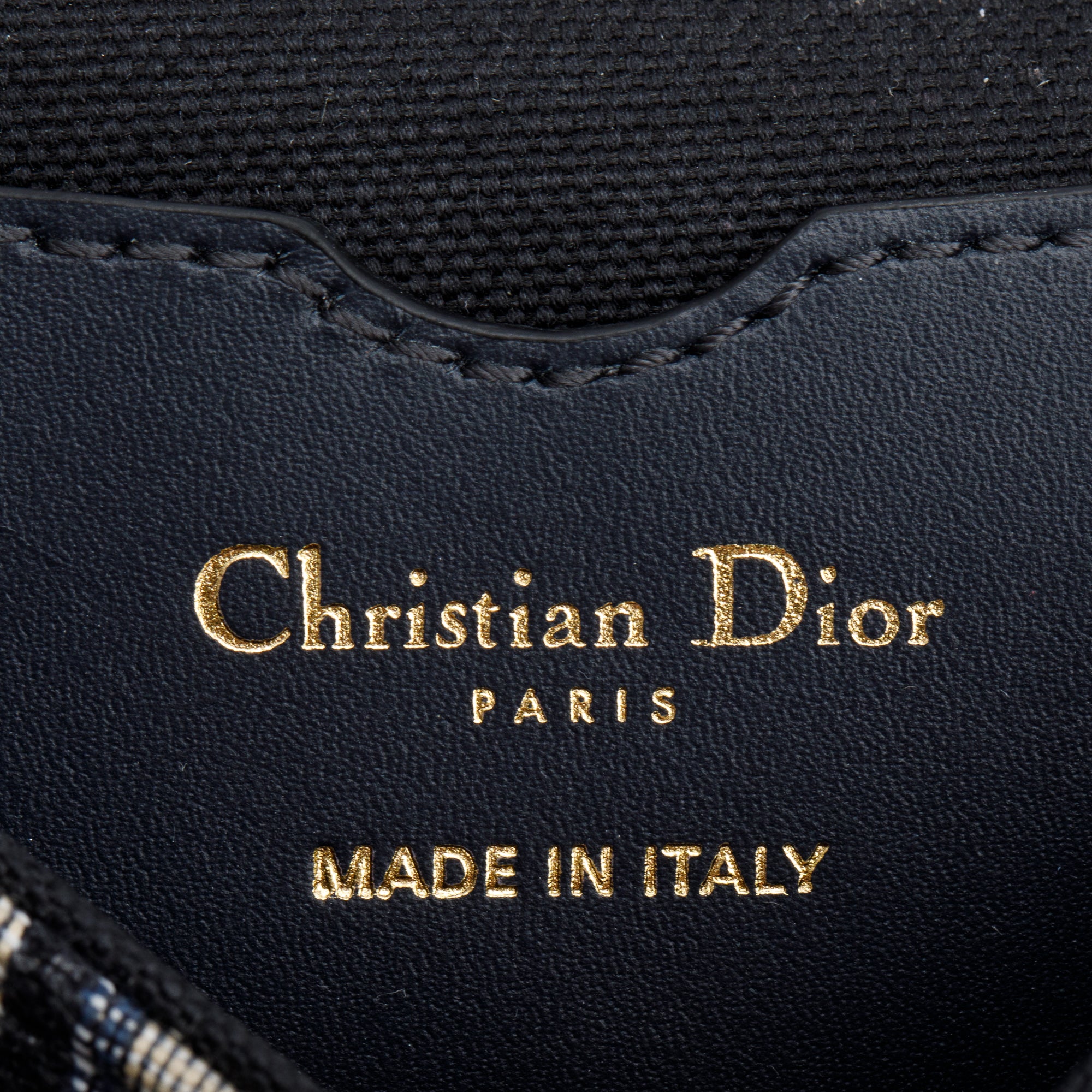 Christian Dior 2020 Blue Oblique Jacquard Medium Bobby Bag w/ Box, Receipt & Authenticity Card