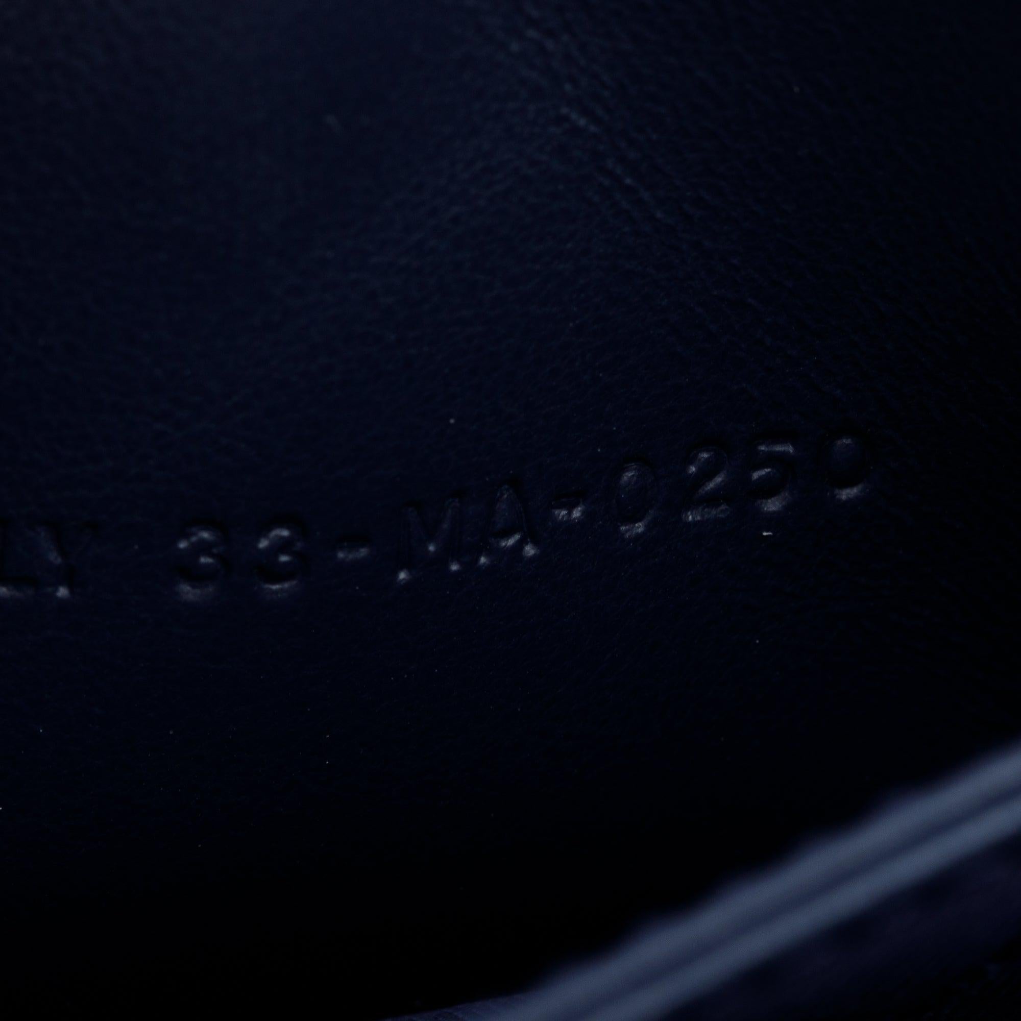 Christian Dior 2020 Navy Cannage Patent Leather Lady Dior Jasmin Card Holder