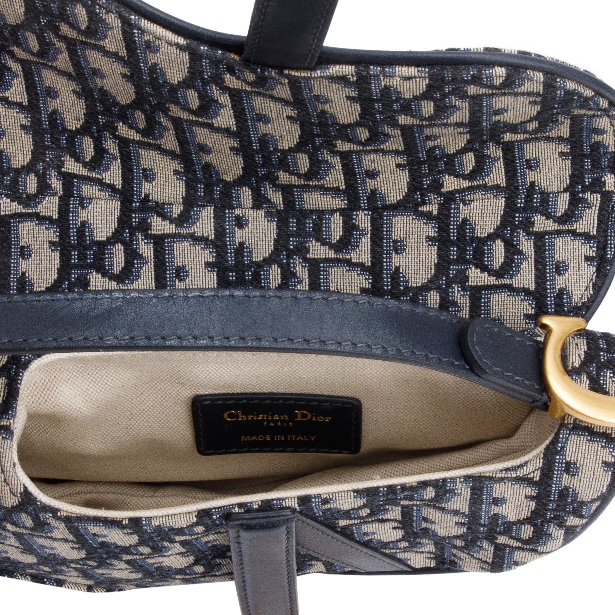 Christian Dior 2020 Oblique Mini Saddle Bag