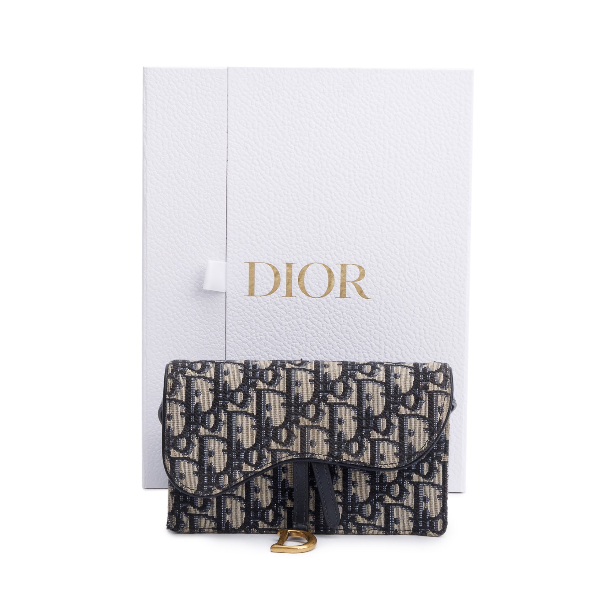 Christian Dior 2020 Oblique Saddle Belt Pouch w/ Box