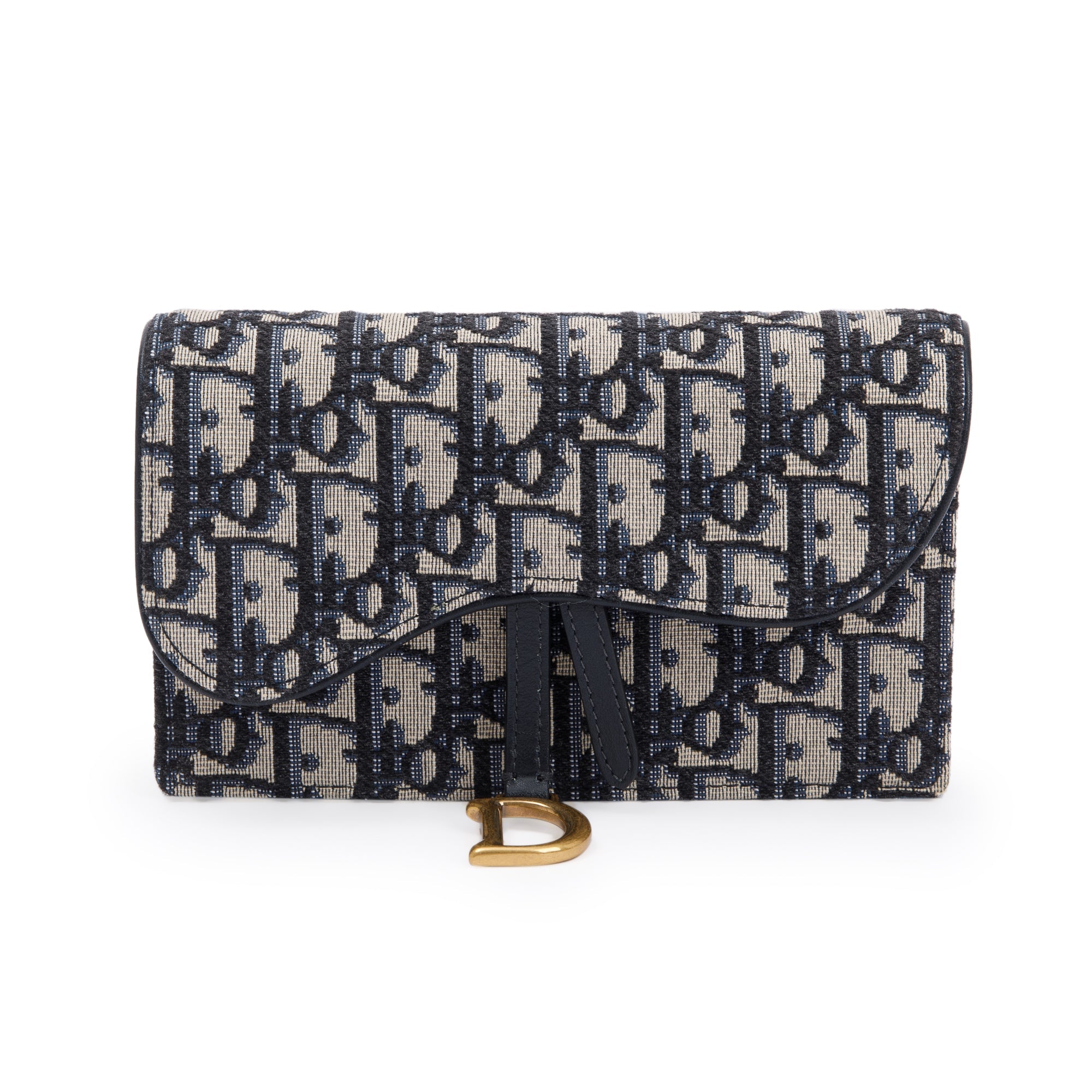 Christian Dior 2020 Oblique Saddle Belt Pouch w/ Box & Authenticity Card