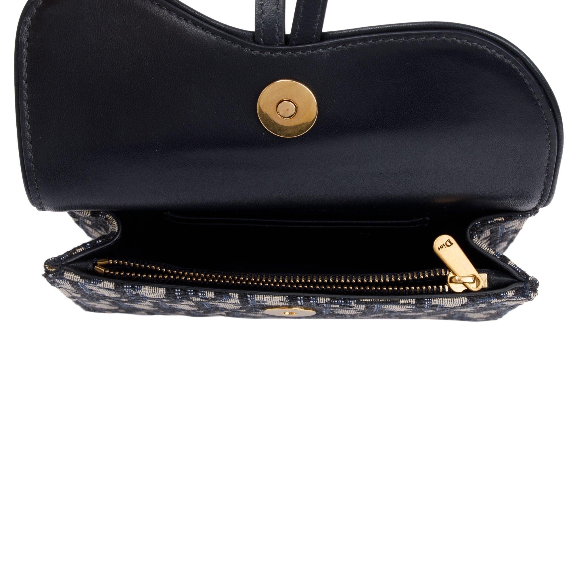 Christian Dior 2020 Oblique Saddle Belt Pouch w/ Box & Authenticity Card