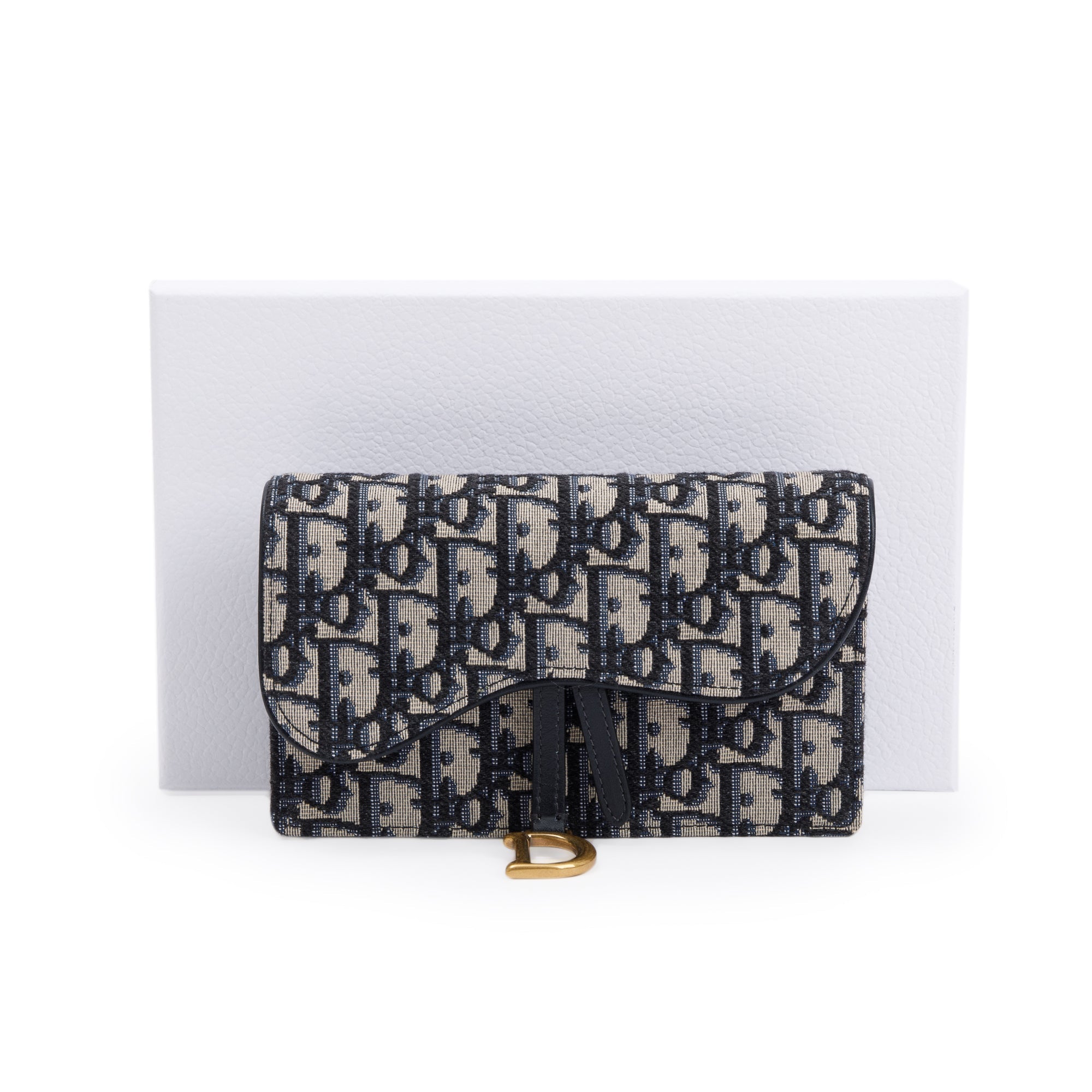 Christian Dior 2020 Oblique Saddle Belt Pouch w/ Box & Authenticity Card