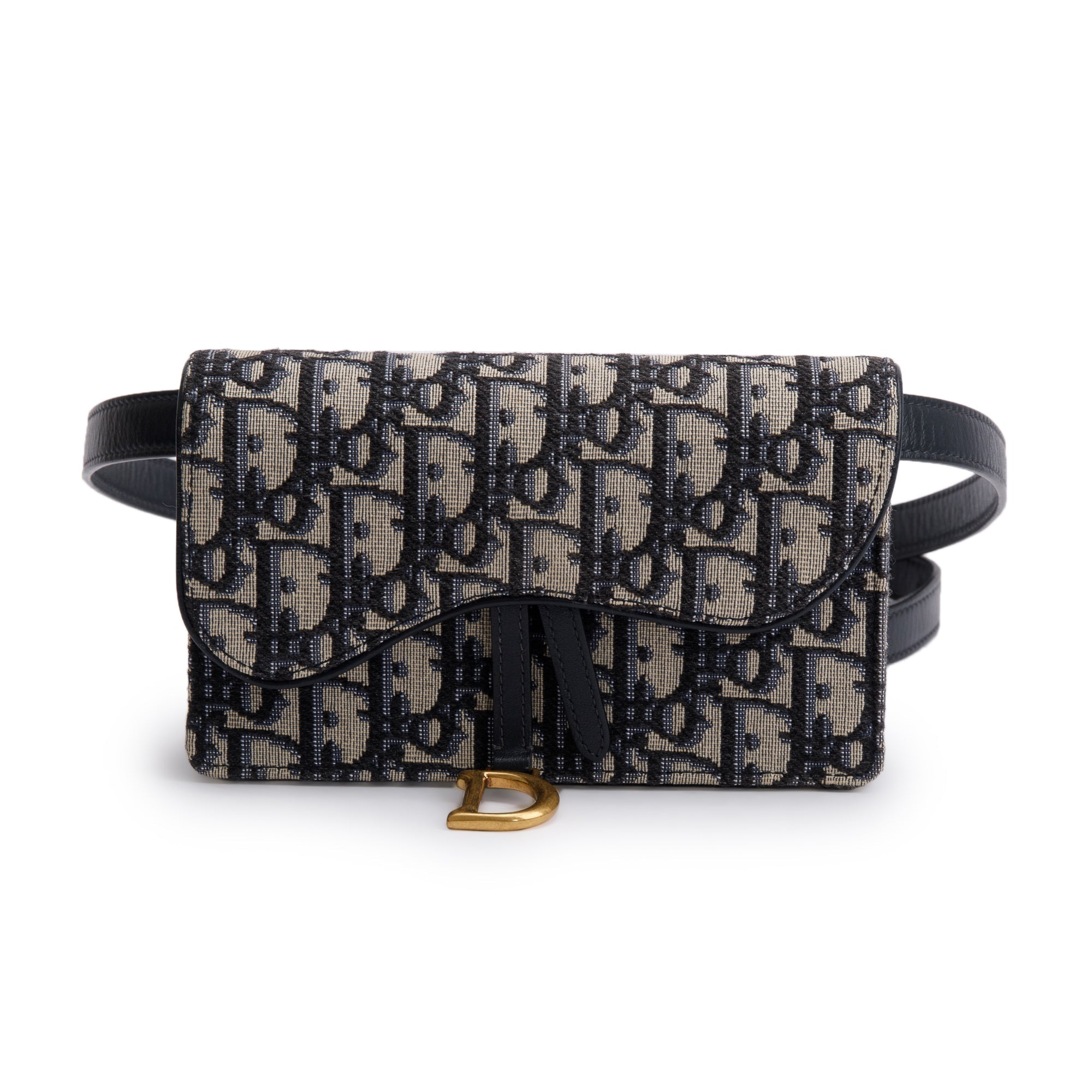 Christian Dior 2020 Oblique Saddle Belt Pouch