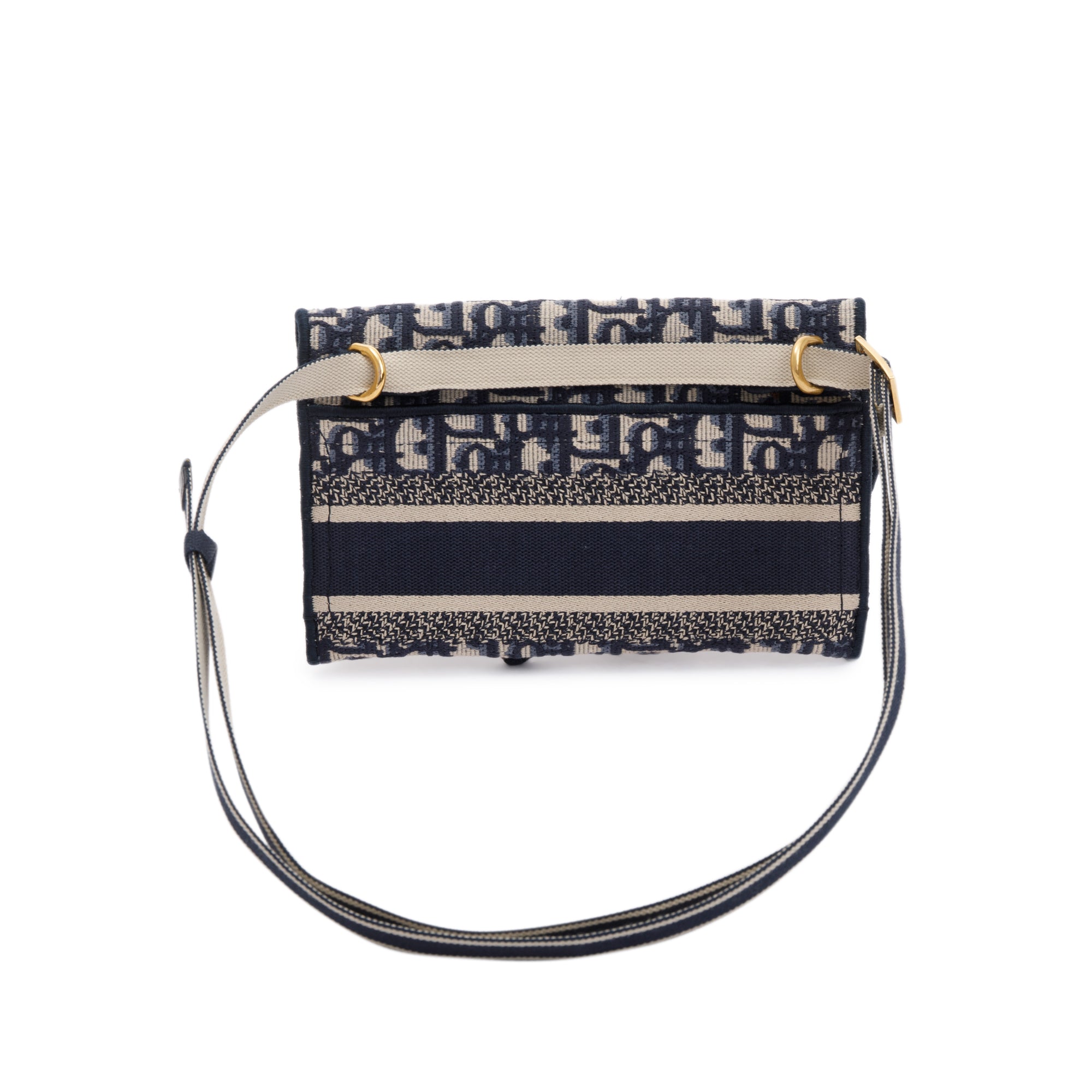 Christian Dior 2020 Oblique Slim Saddle Belt Pouch