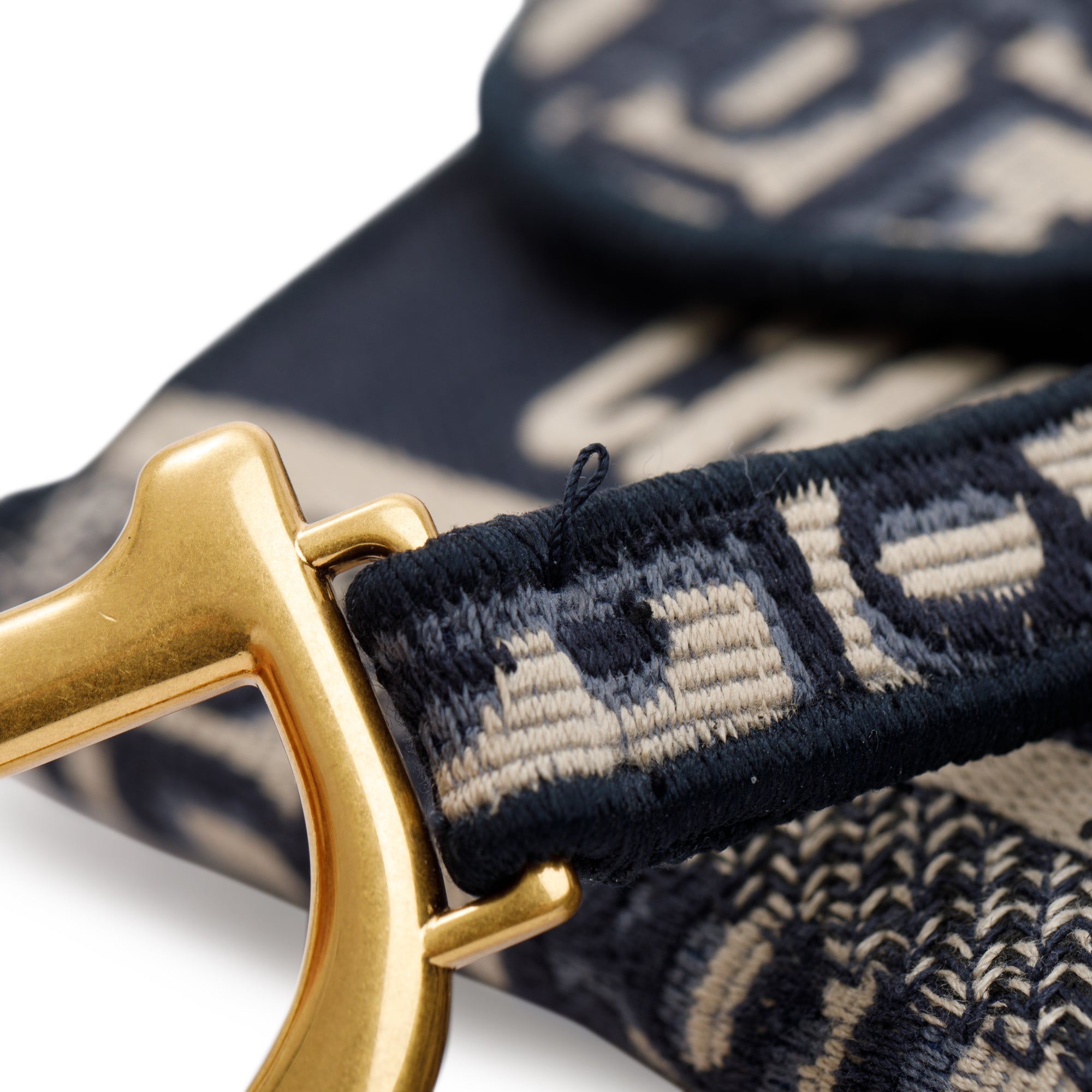 Christian Dior 2020 Oblique Slim Saddle Belt Pouch