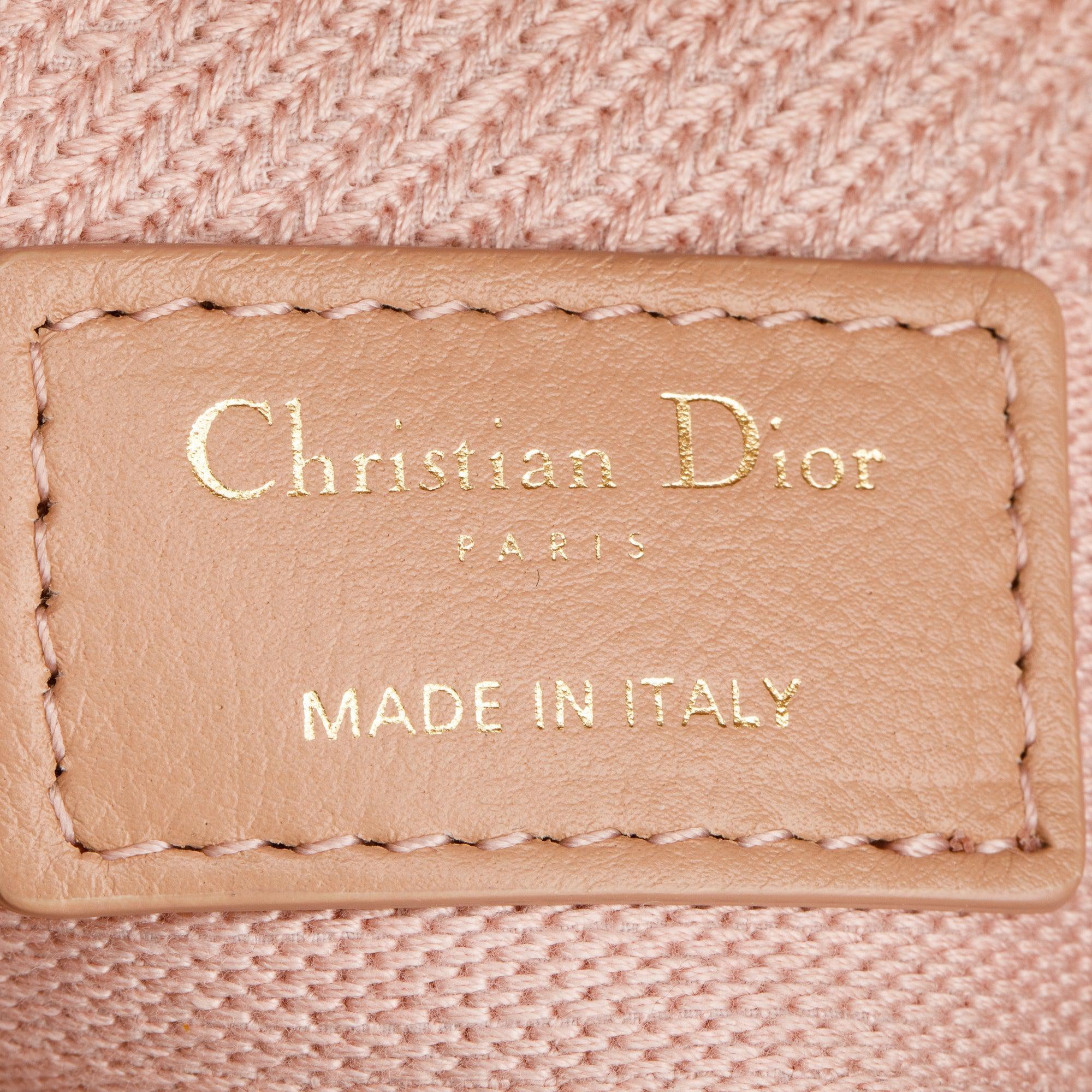 Christian Dior 2020 Pink Cannage Medium Lady D-Lite Bag w/ Strap