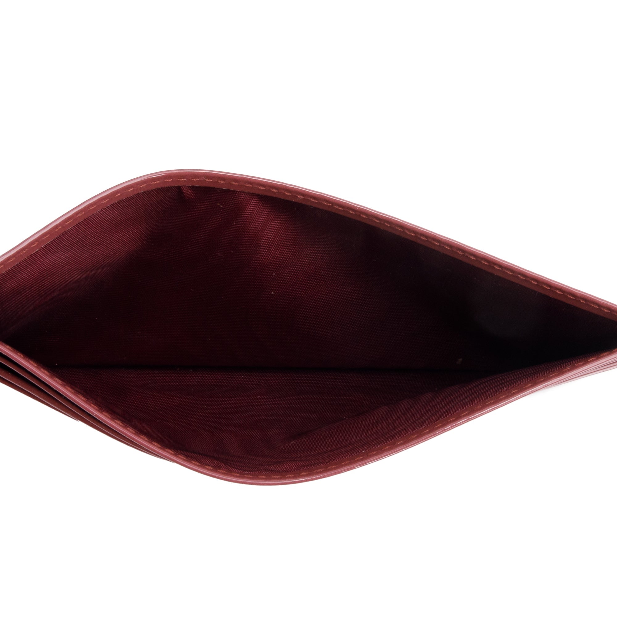 Christian Dior 2020 Pink Cannage Patent Leather Lady Dior Chain Pouch w/ Inserts