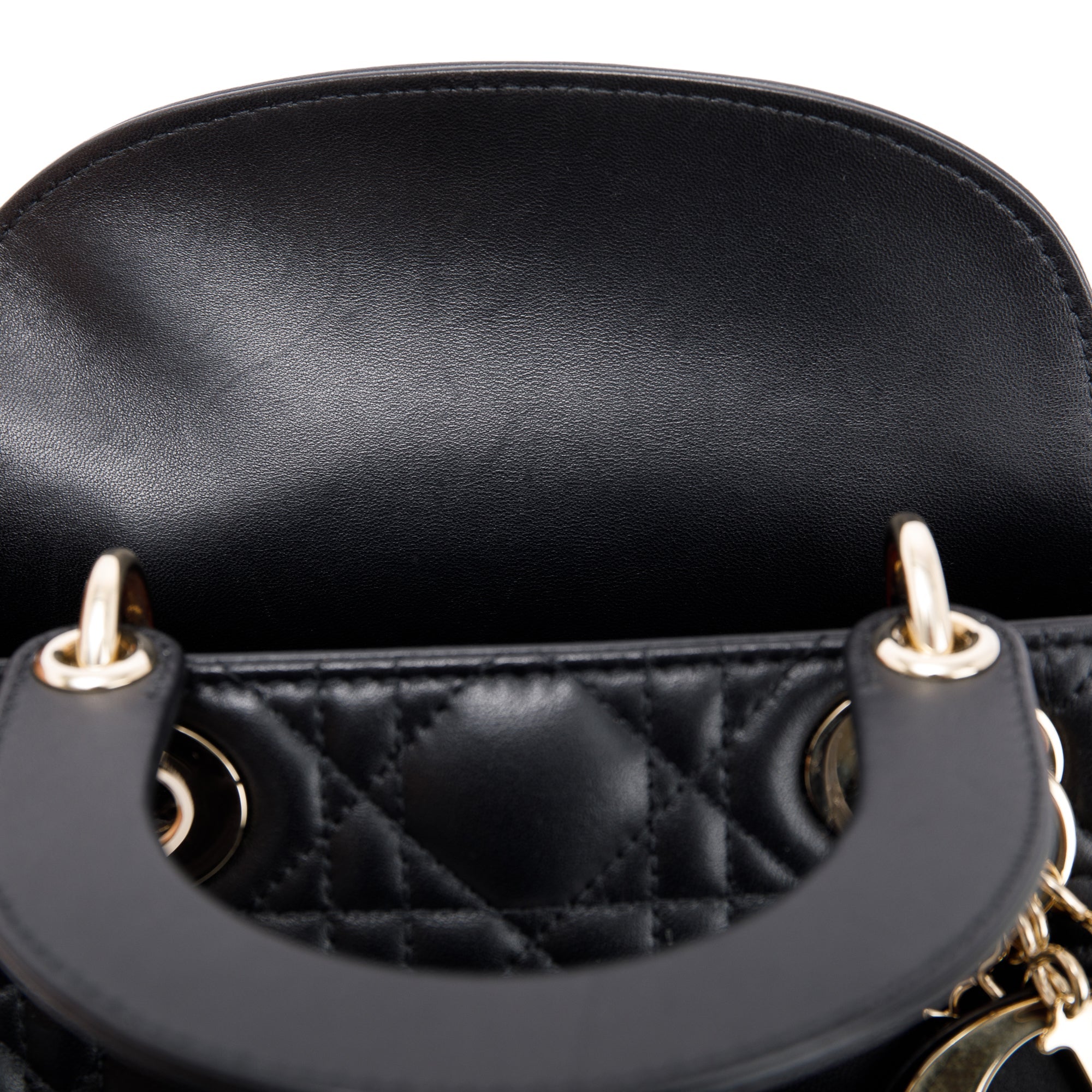 Christian Dior 2020 Small Black Lady Dior Bag w/ Box