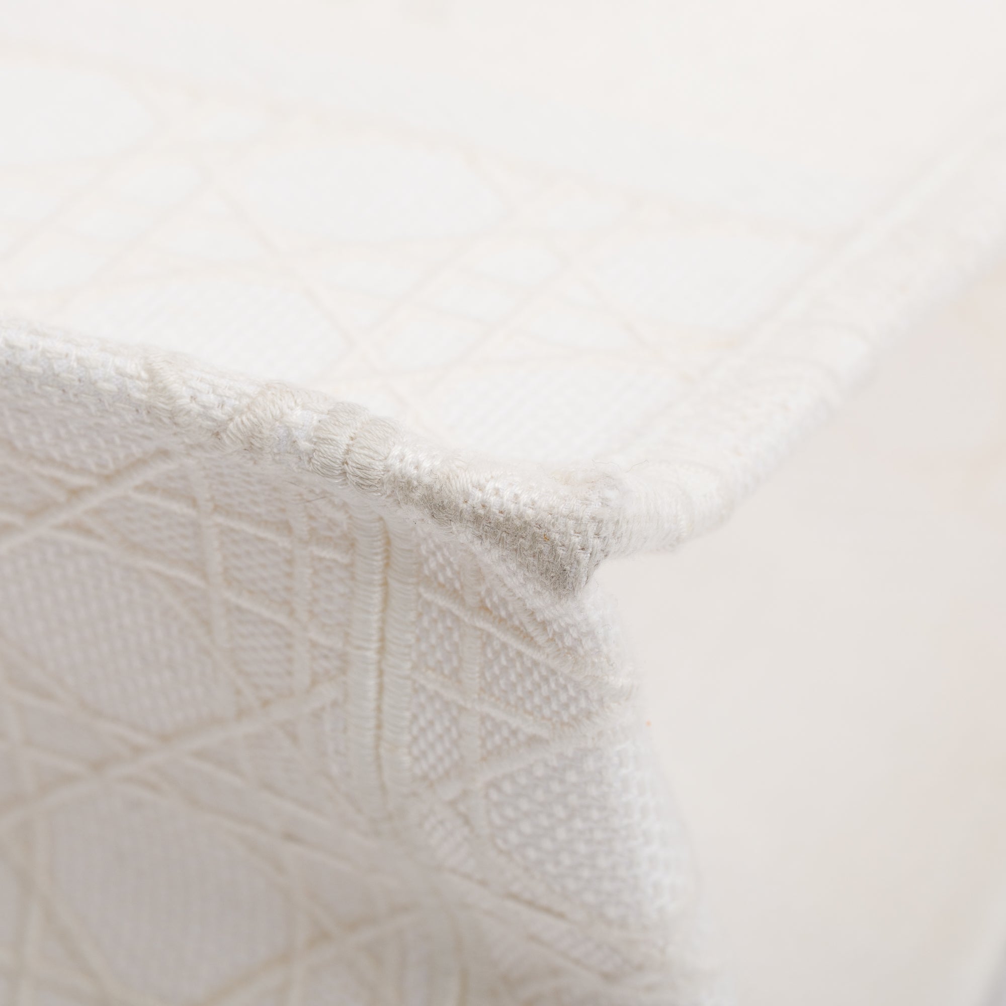 Christian Dior 2020 White Cannage Embroidery Medium Book Tote