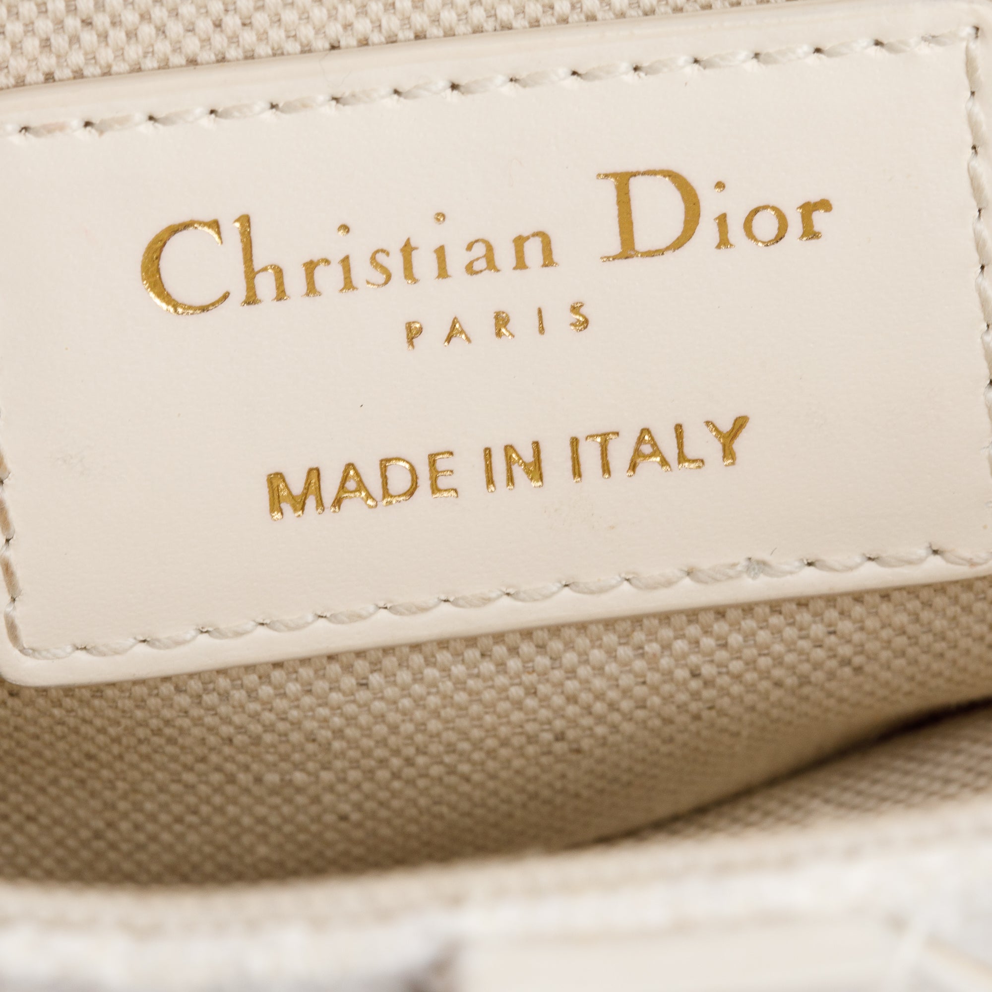 Christian Dior 2020 White Oblique Mini Saddle Bag w/ Shoulder Strap, Box & Certificate