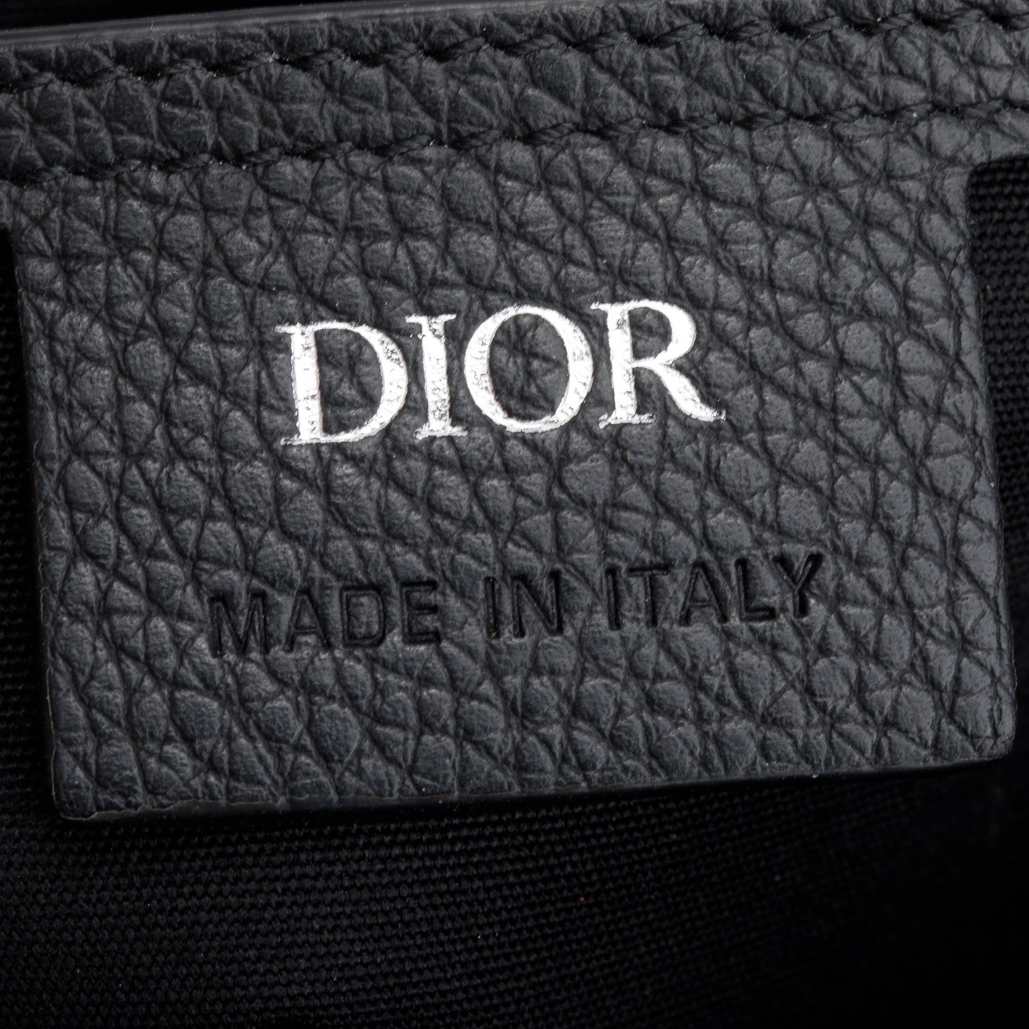 Christian Dior 2021 Black Oblique Mini Saddle Messenger Bag w/ Box & Authenticity Card