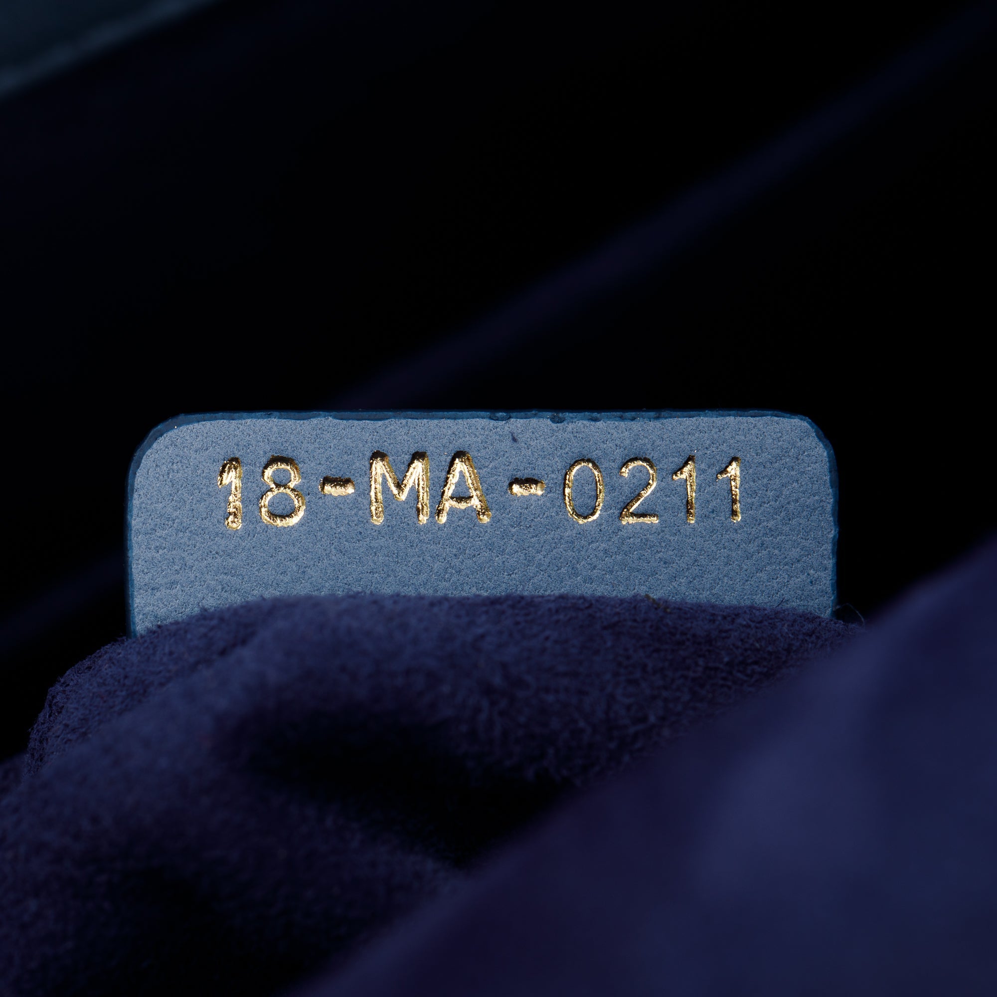 Christian Dior 2021 Blue Gradient Leather Medium Lady Dior Bag w/ Strap