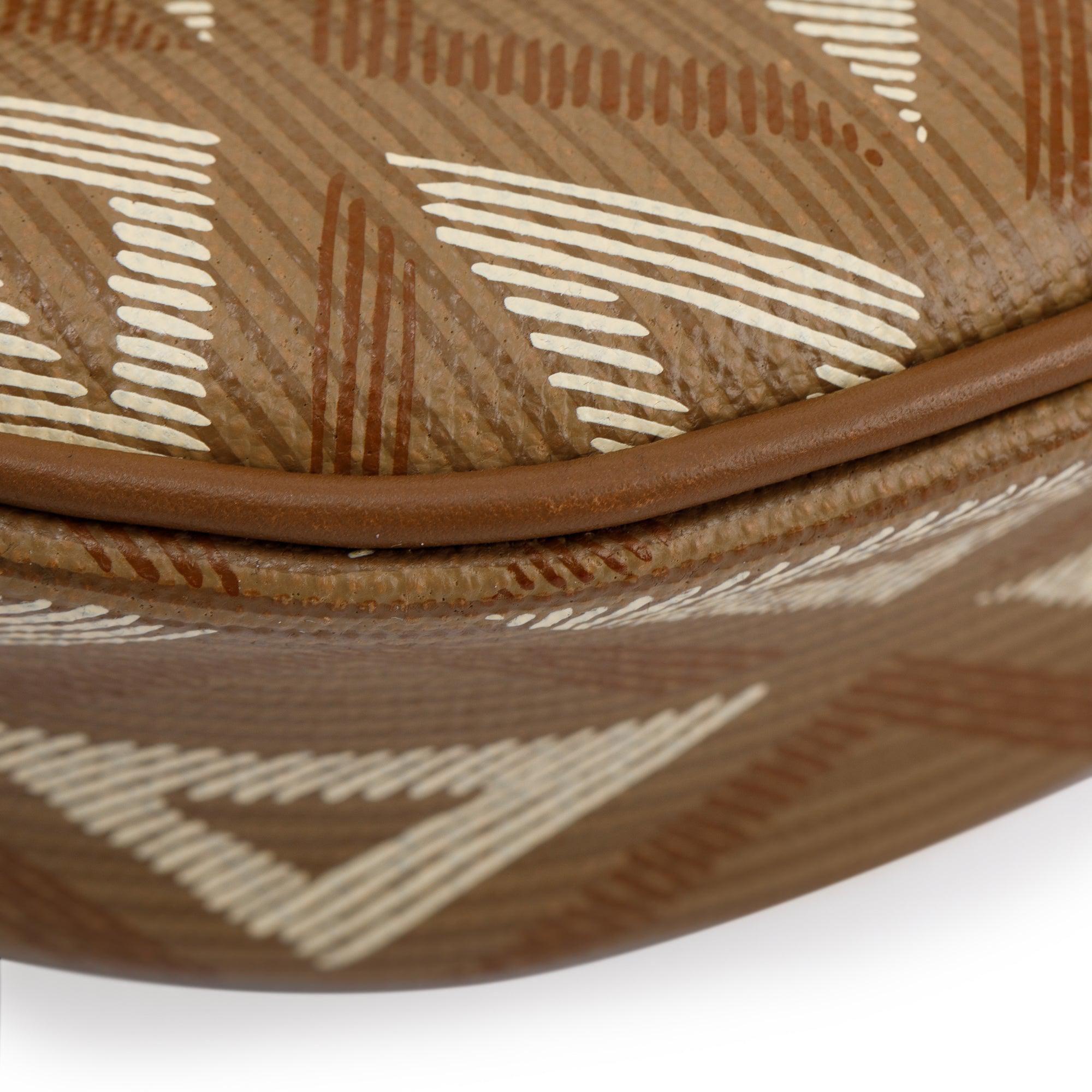 Christian Dior 2021 CD Diamond Coated Canvas Saddle Bag