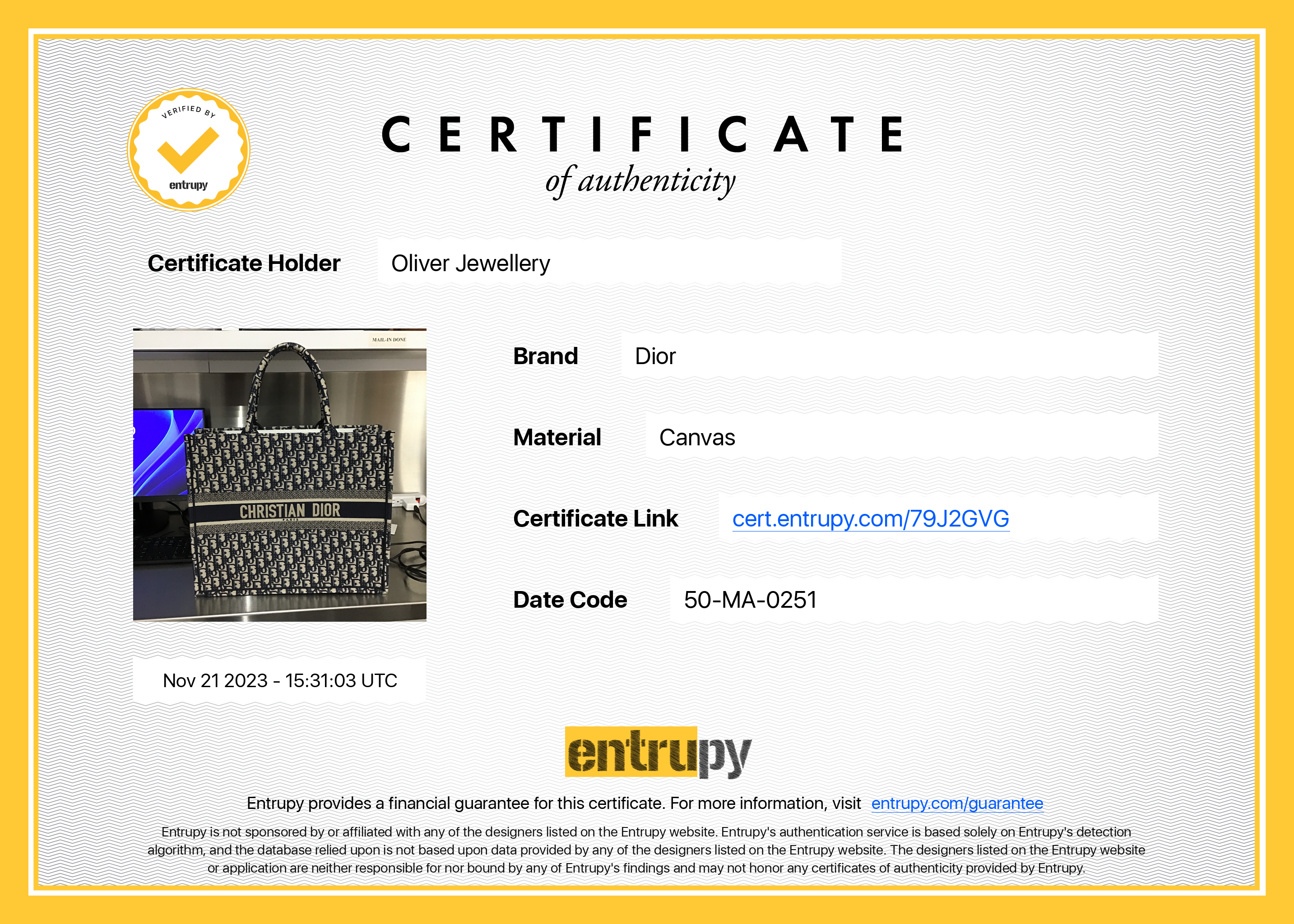 Christian Dior 2021 Ecru and Blue Dior Oblique Embroidery Large Book Tote w/ Box